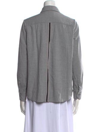 La Ligne Long Sleeve Button-Up Top