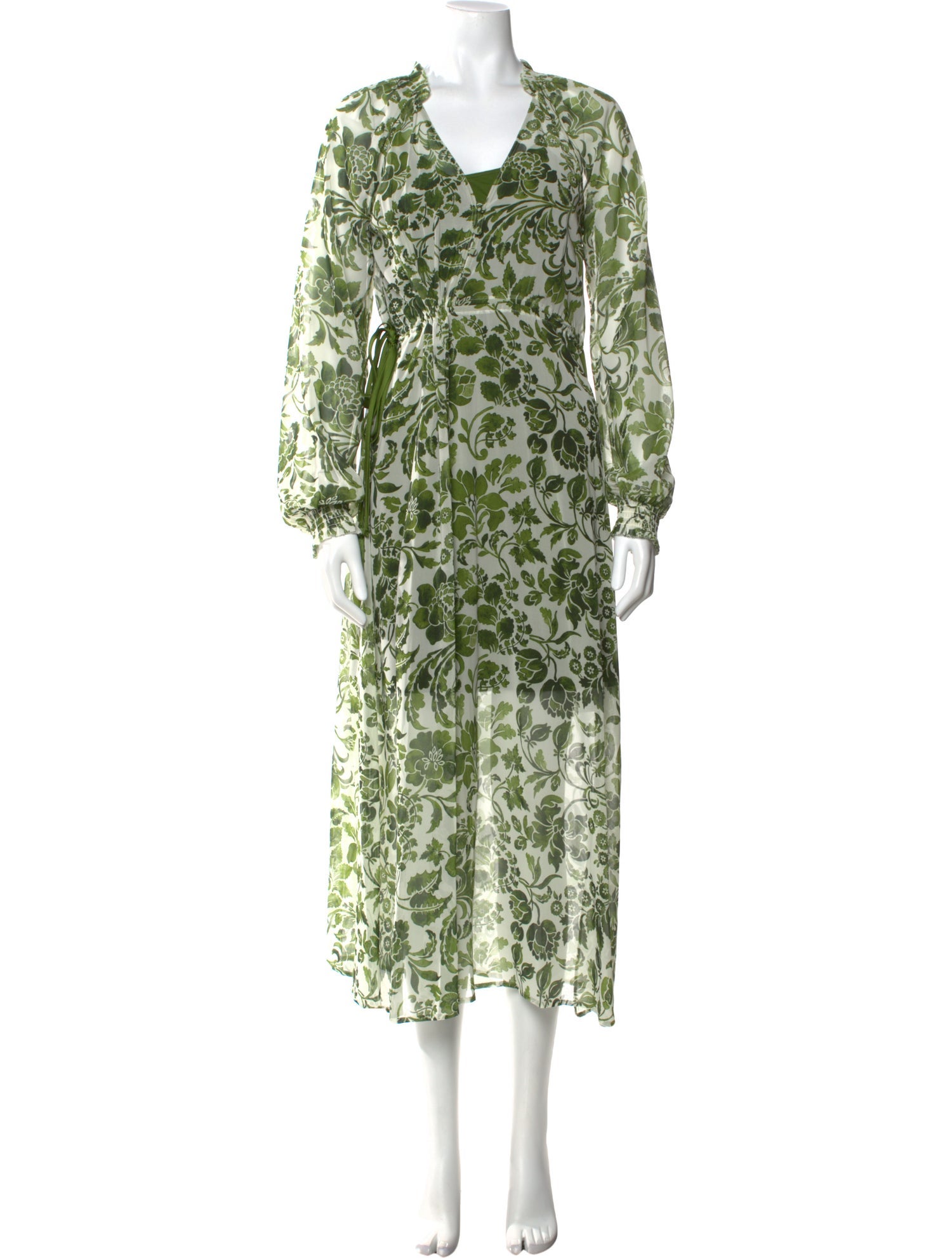 La Ligne Floral Print Midi Length Dress w/ Tags