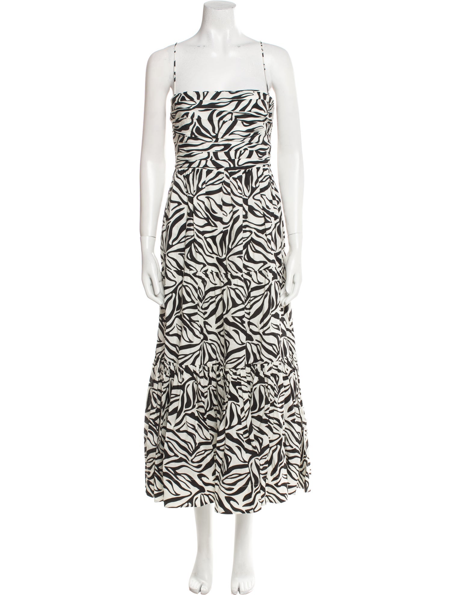 La Ligne Printed Long Dress