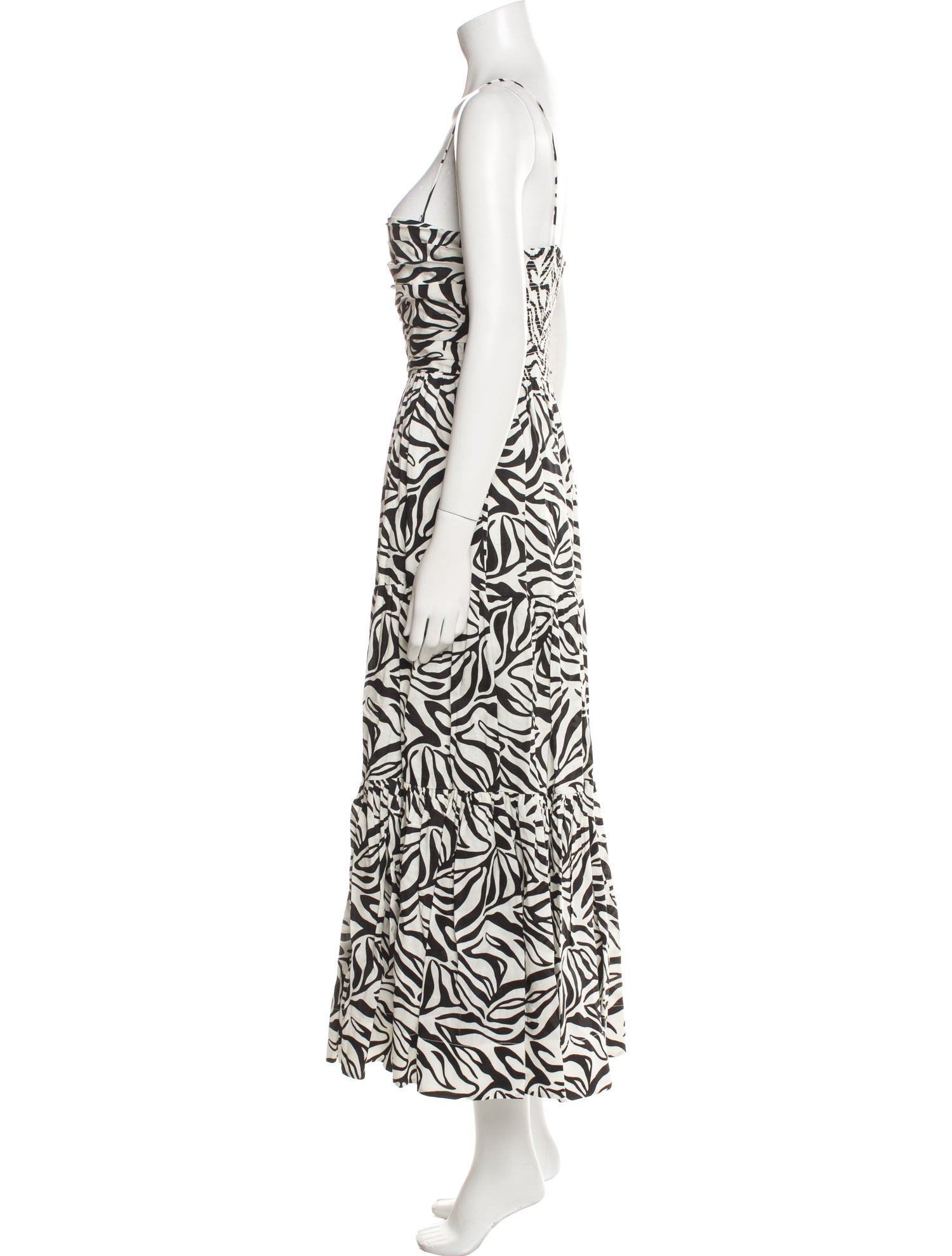 La Ligne Printed Long Dress