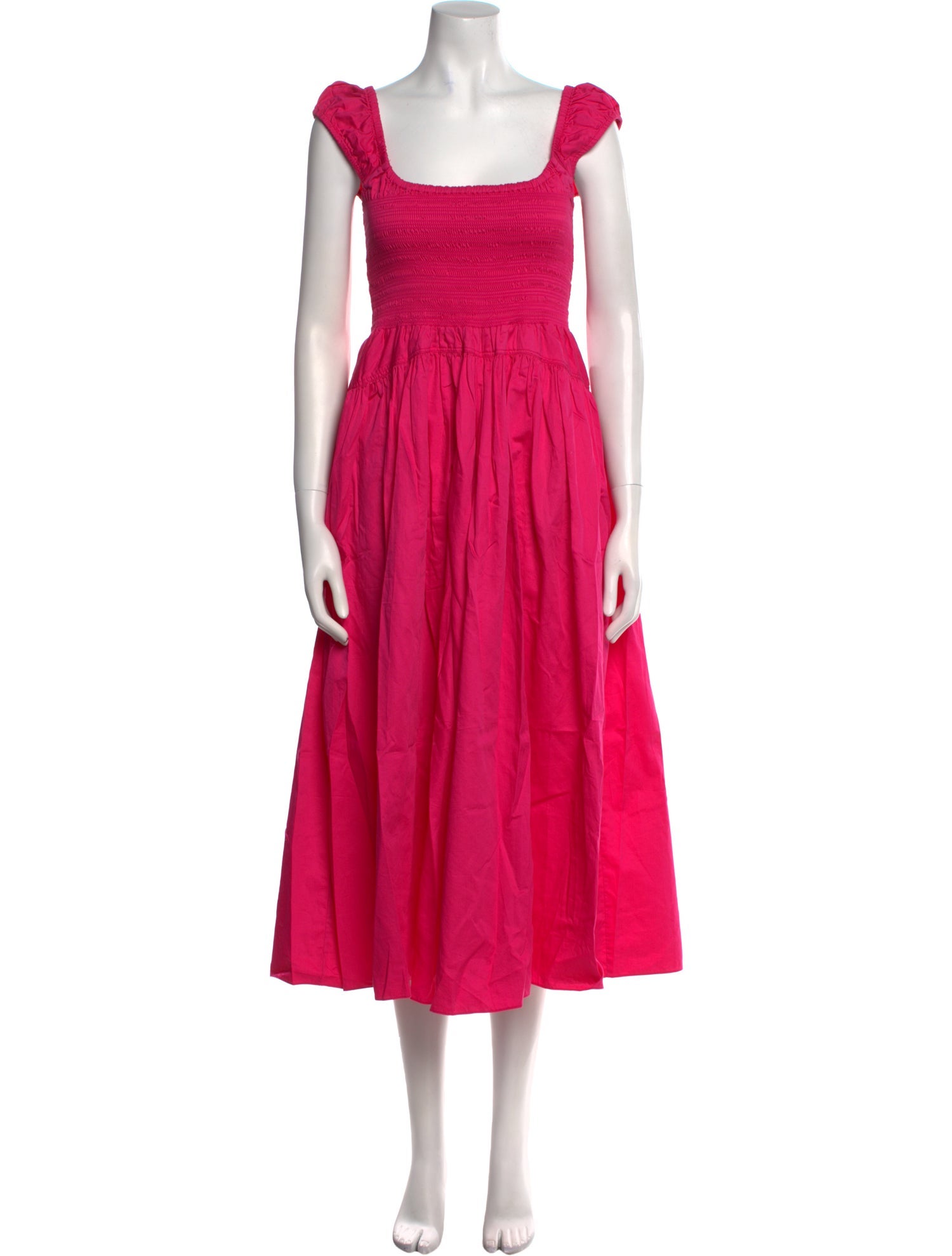 La Ligne Square Neckline Long Dress