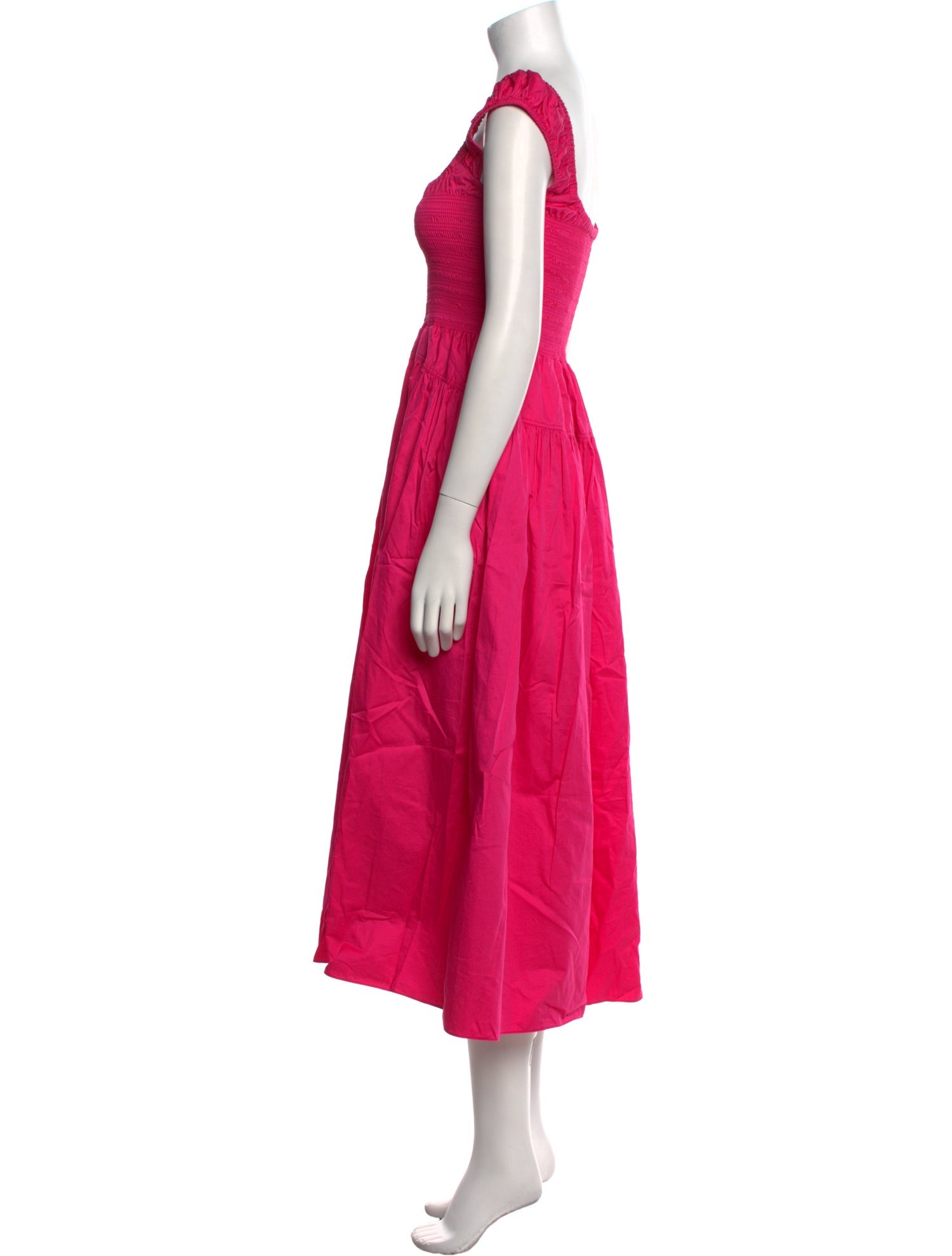 La Ligne Square Neckline Long Dress