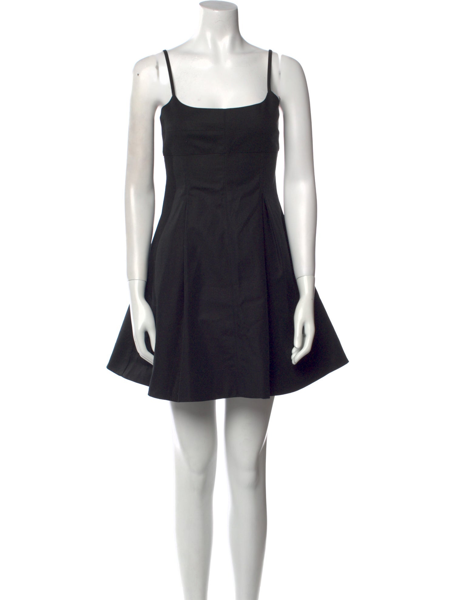 La Ligne Square Neckline Mini Dress