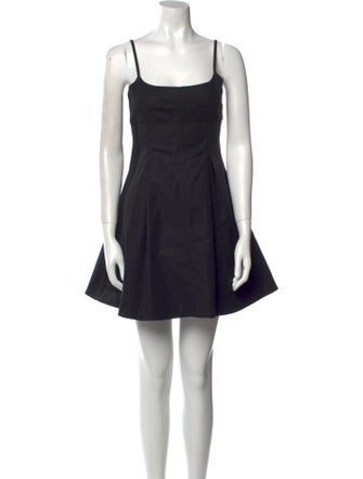 La Ligne Square Neckline Mini Dress