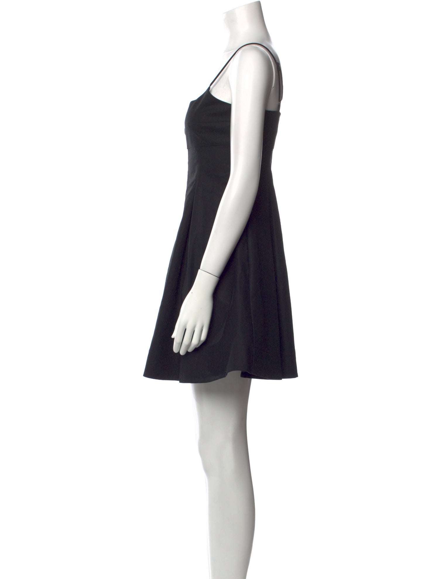 La Ligne Square Neckline Mini Dress