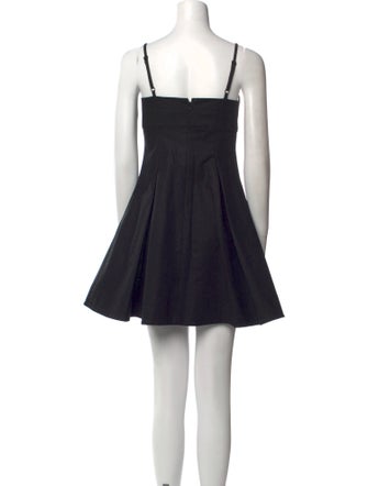 La Ligne Square Neckline Mini Dress