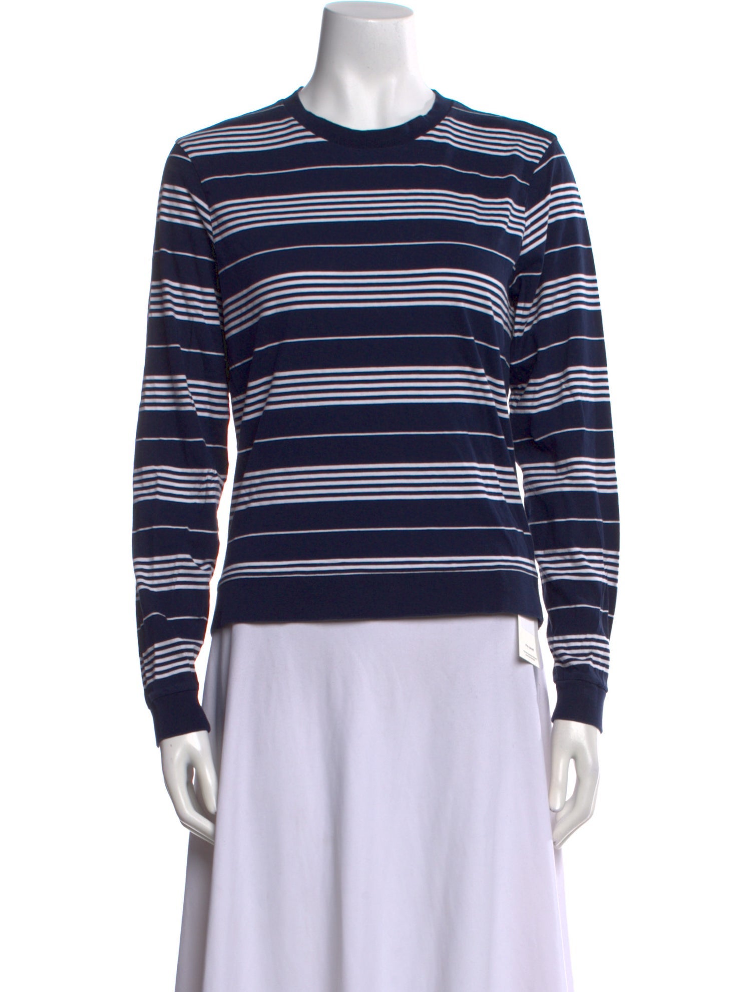 La Ligne Striped Crew Neck Top