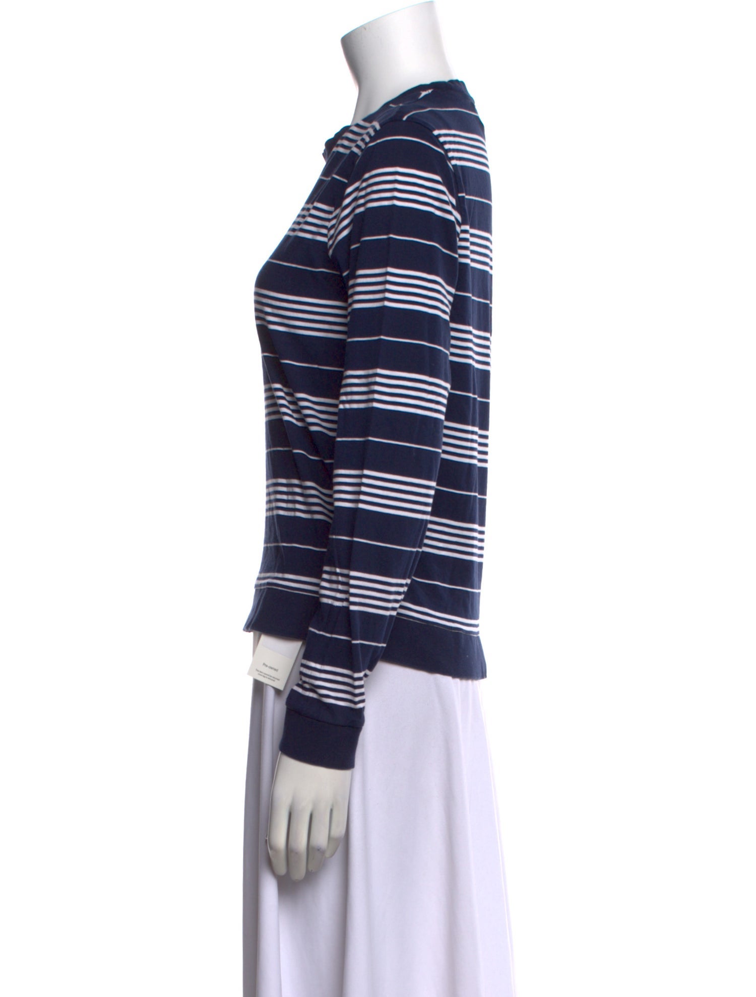 La Ligne Striped Crew Neck Top