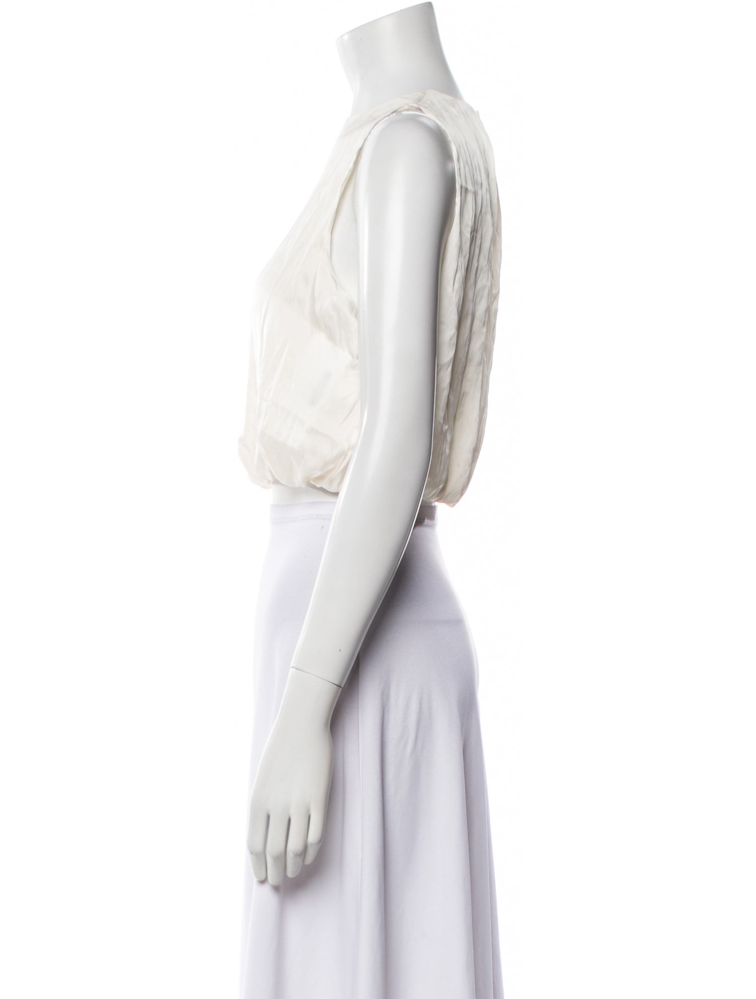 La Ligne Scoop Neck Sleeveless Crop Top