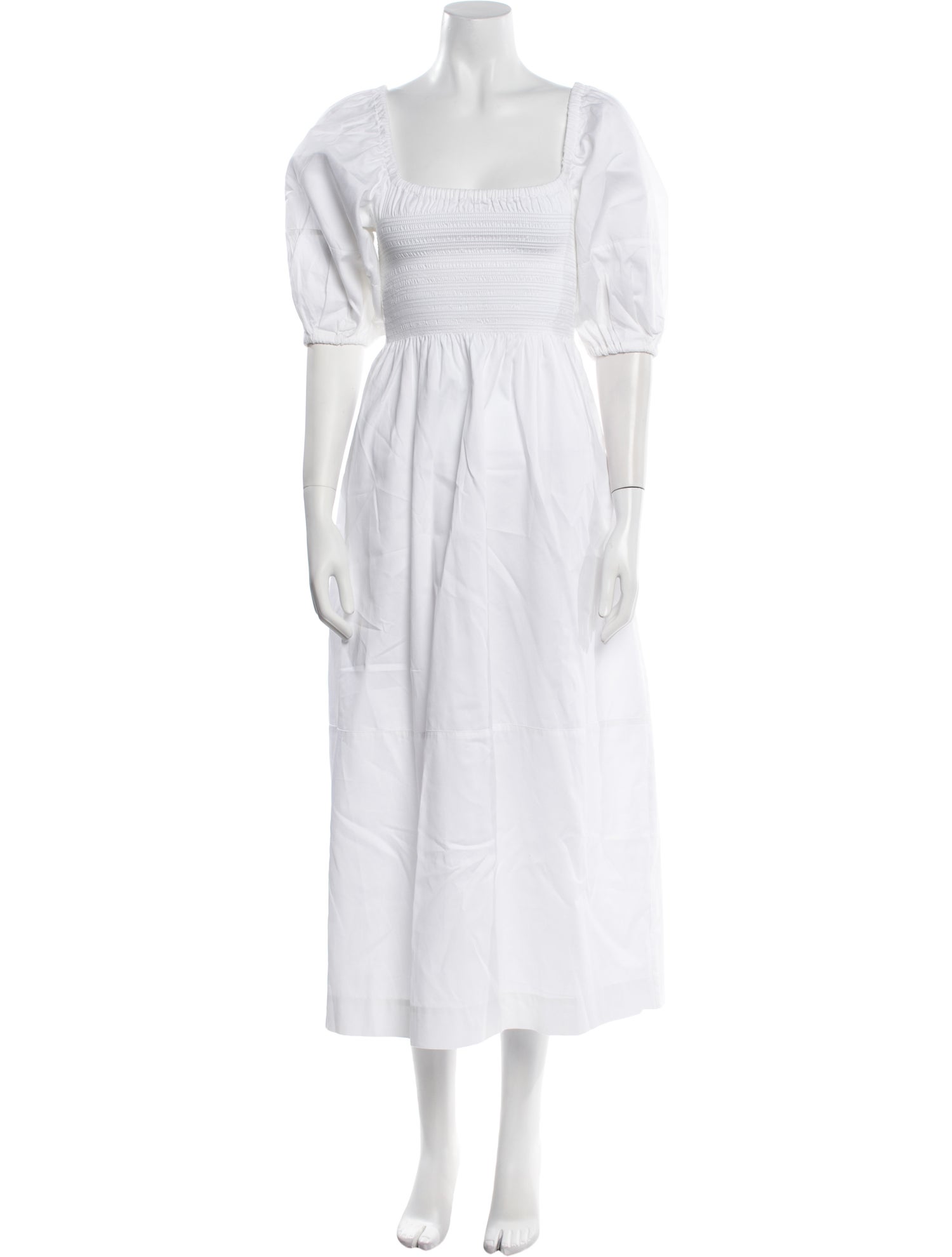 La Ligne Square Neckline Long Dress