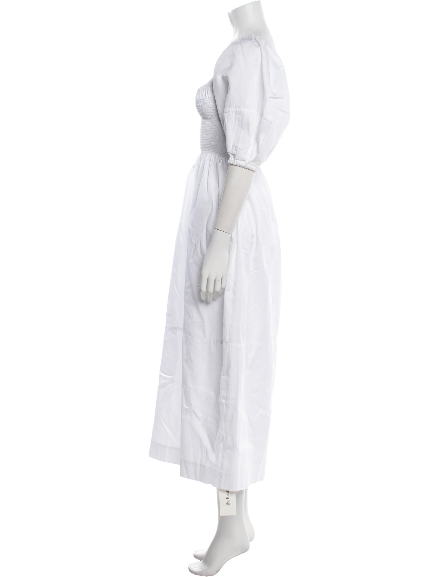 La Ligne Square Neckline Long Dress