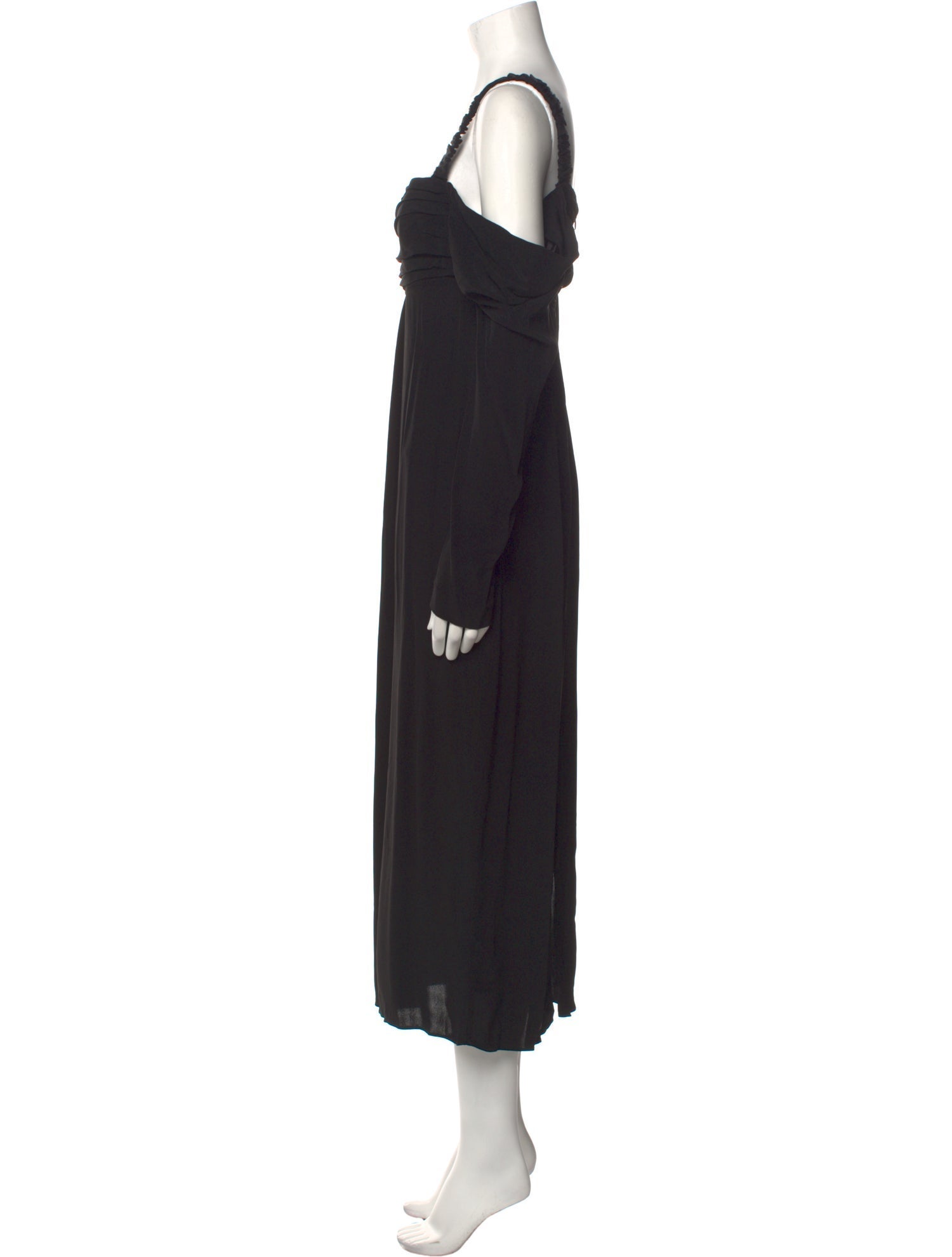 La Ligne Square Neckline Midi Length Dress