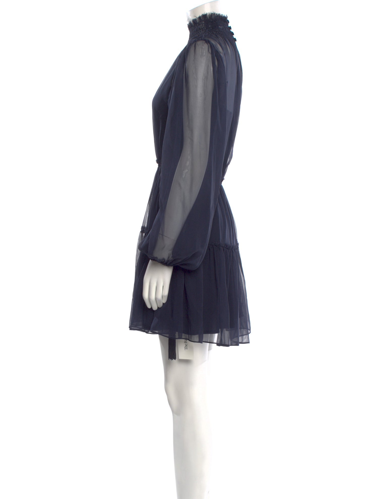 La Ligne Mock Neck Mini Dress