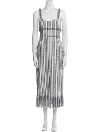 La Ligne Striped Long Dress