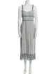 La Ligne Striped Long Dress