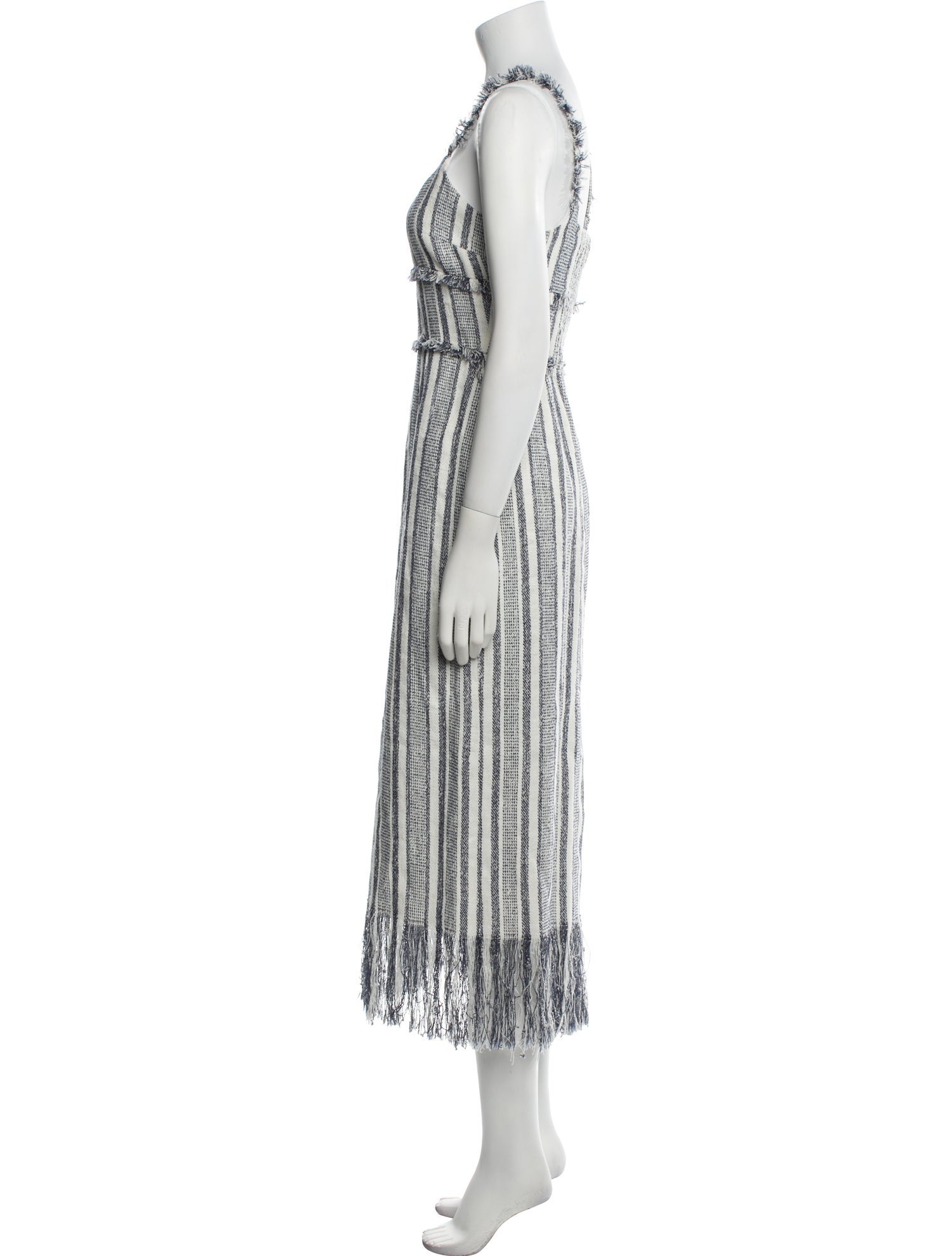 La Ligne Striped Long Dress