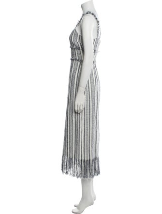 La Ligne Striped Long Dress