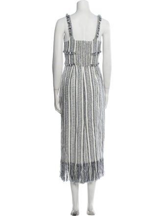 La Ligne Striped Long Dress