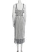 La Ligne Striped Long Dress