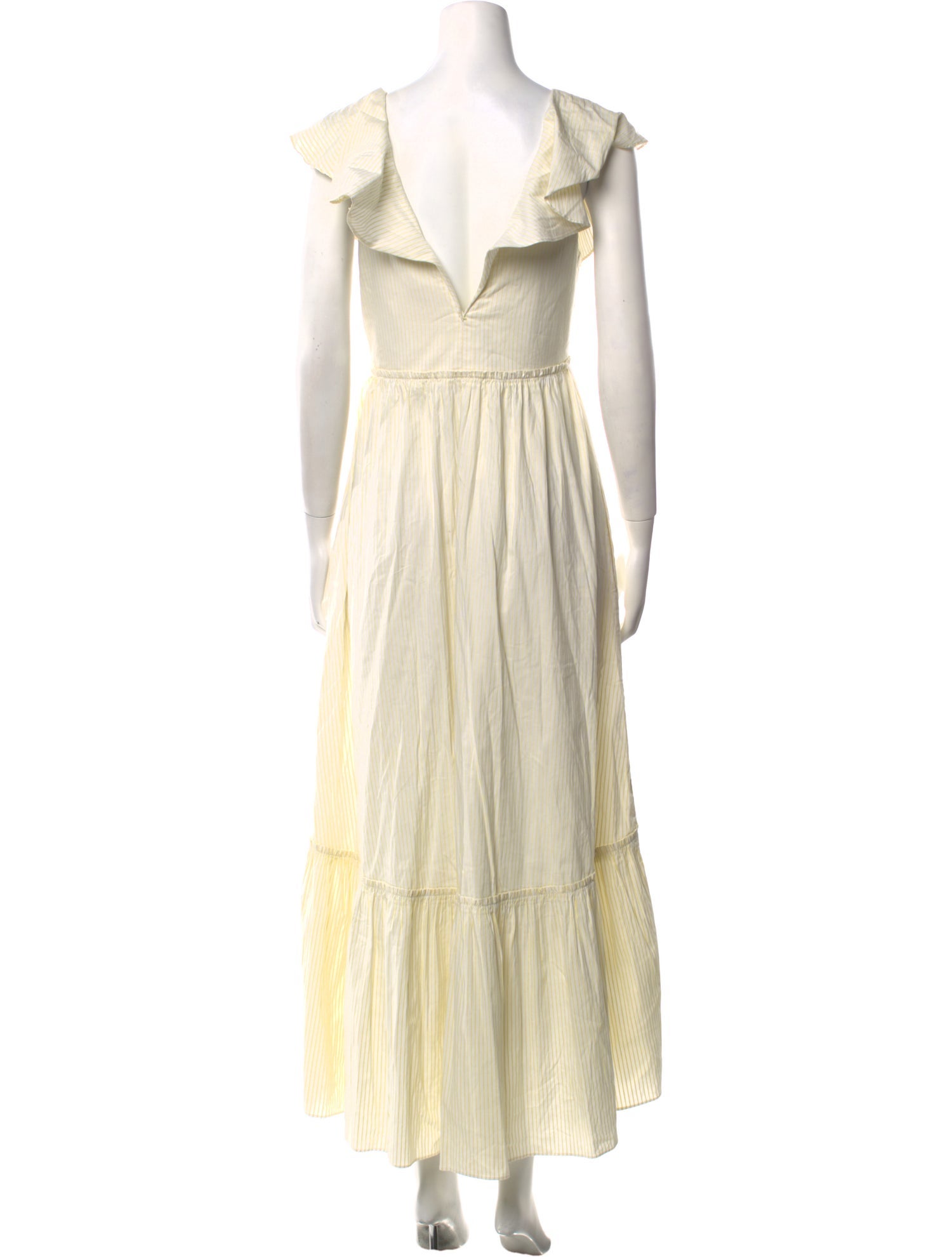 La Ligne V-Neck Long Dress