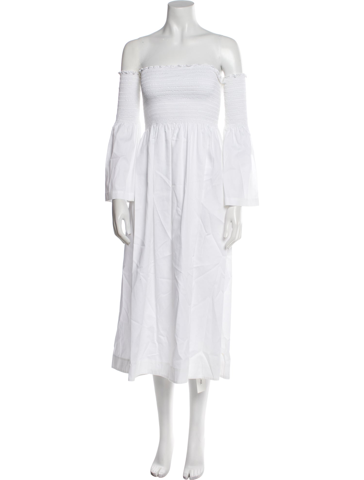 La Ligne Off-The-Shoulder Midi Length Dress