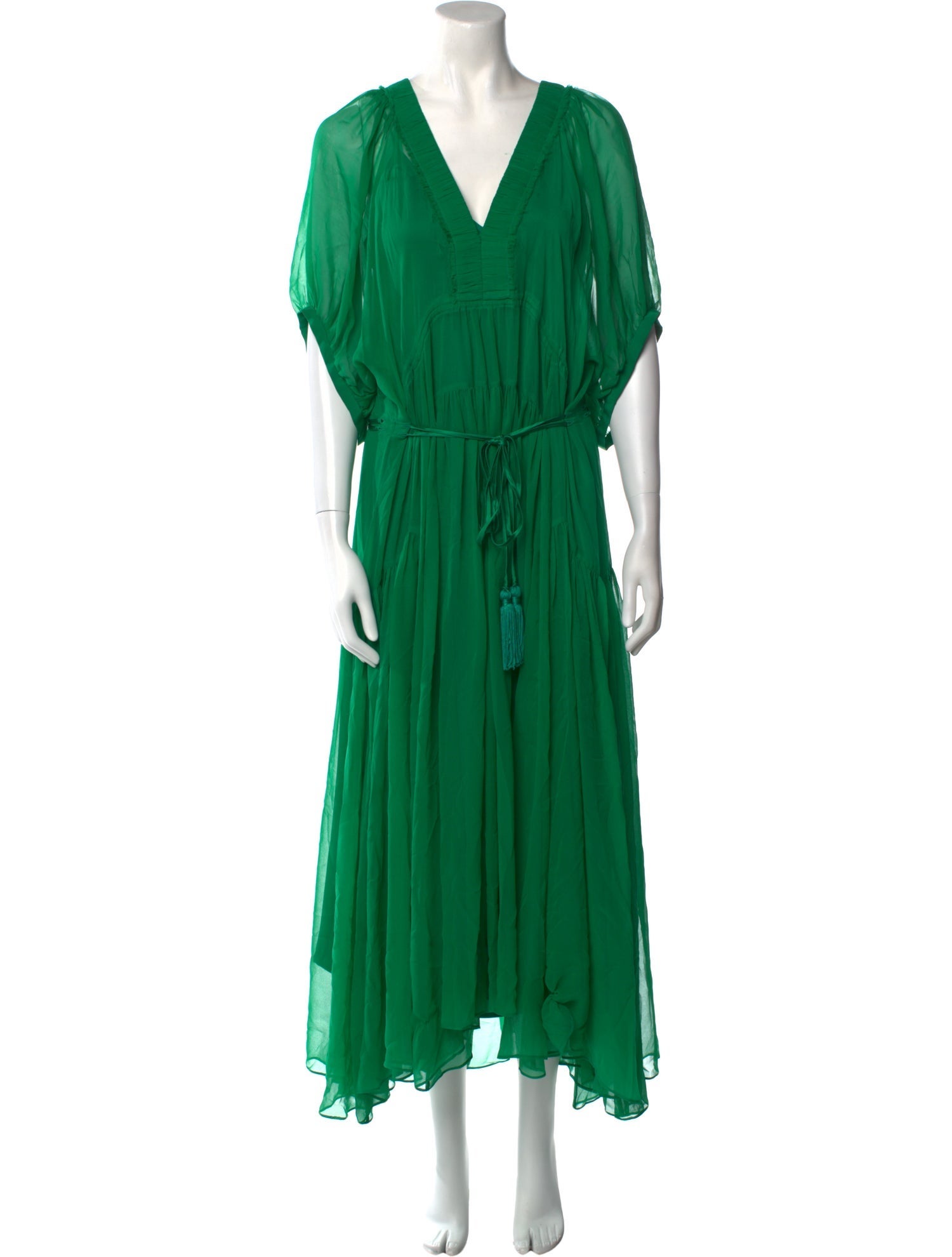 La Ligne V-Neck Long Dress