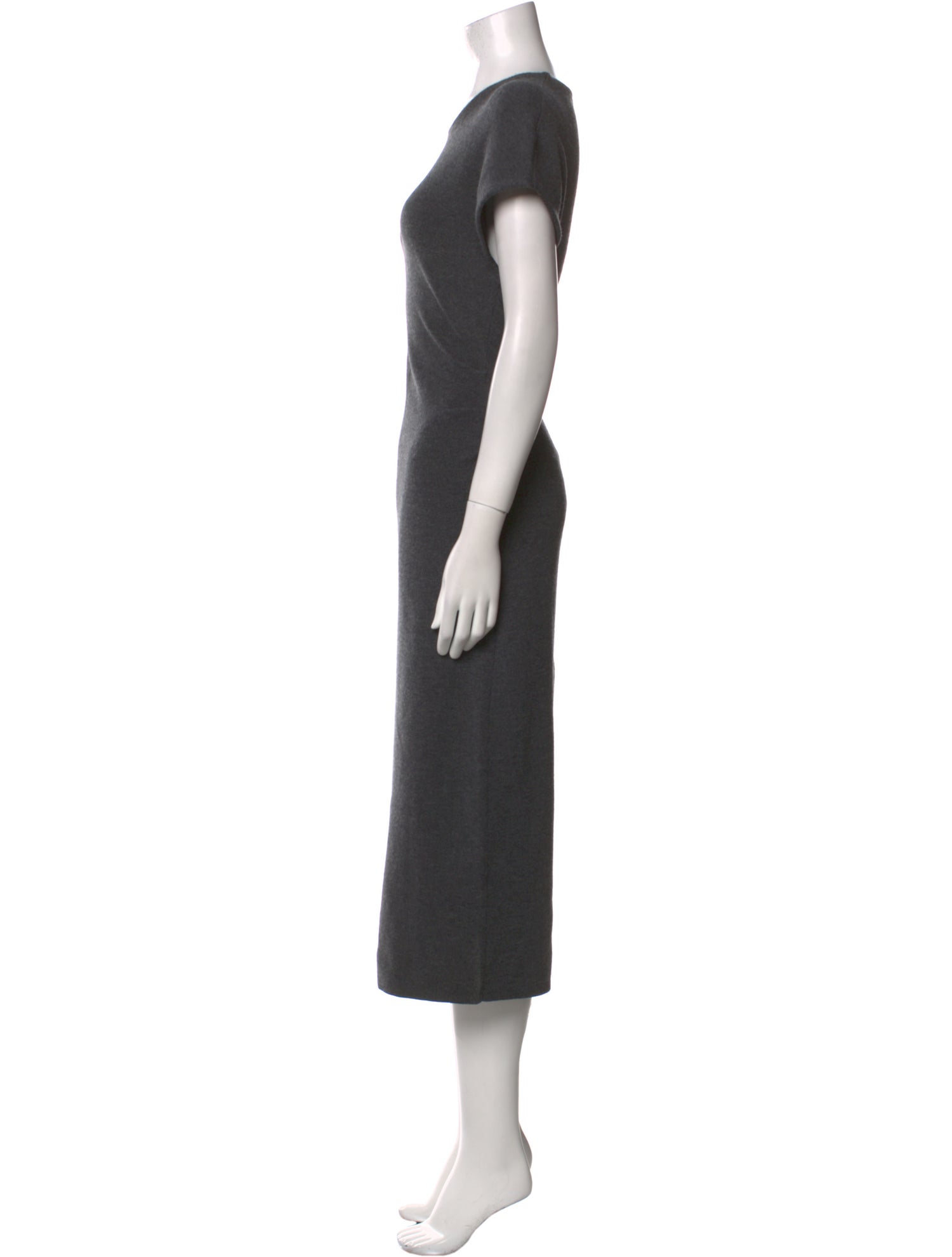 La Ligne Merino Wool Midi Length Dress