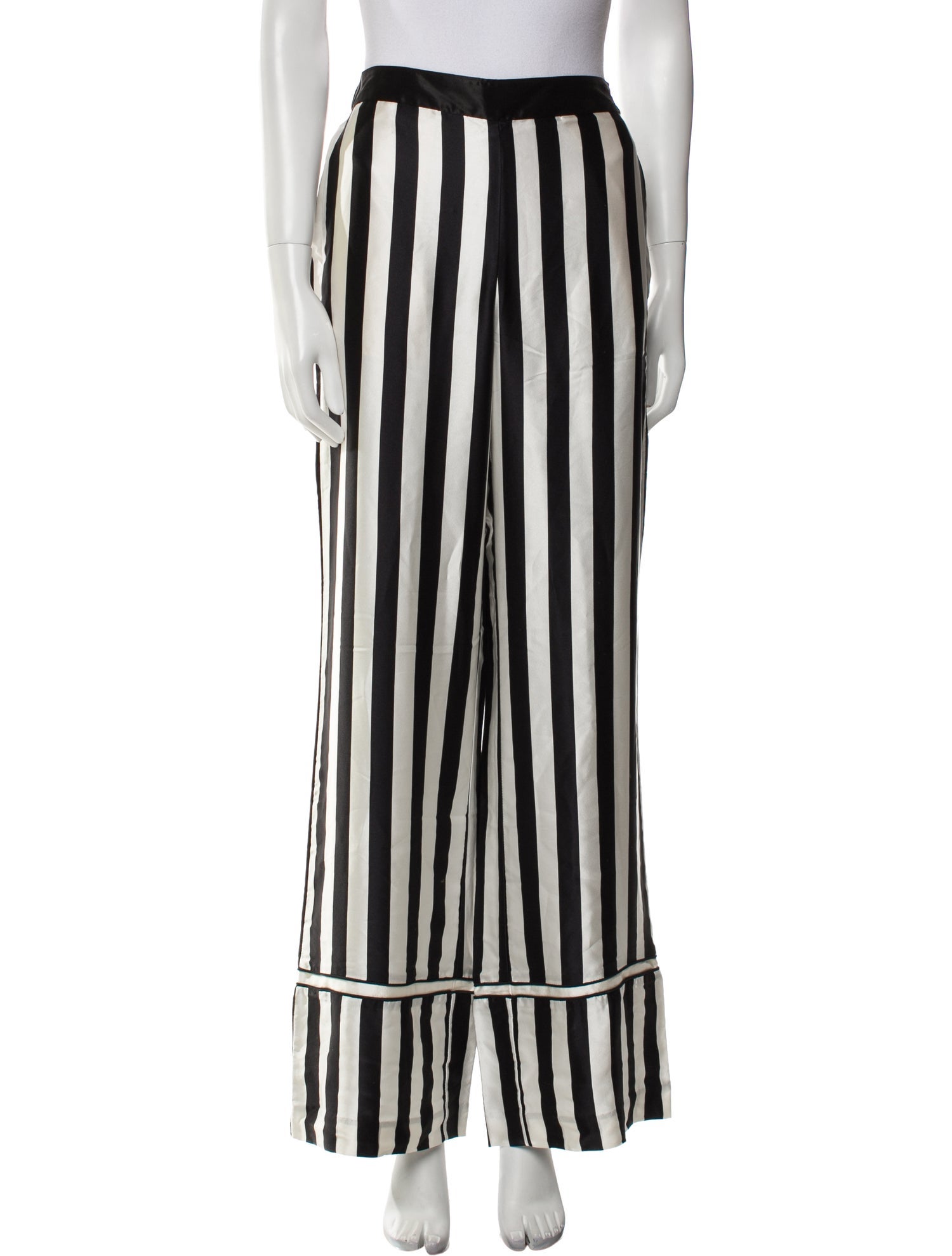 La Ligne Silk Striped Pajamas