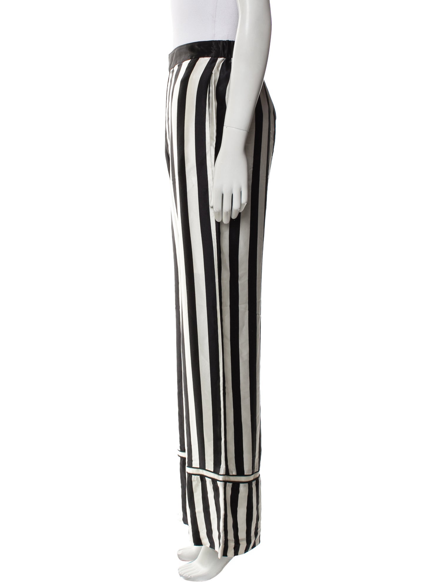 La Ligne Silk Striped Pajamas