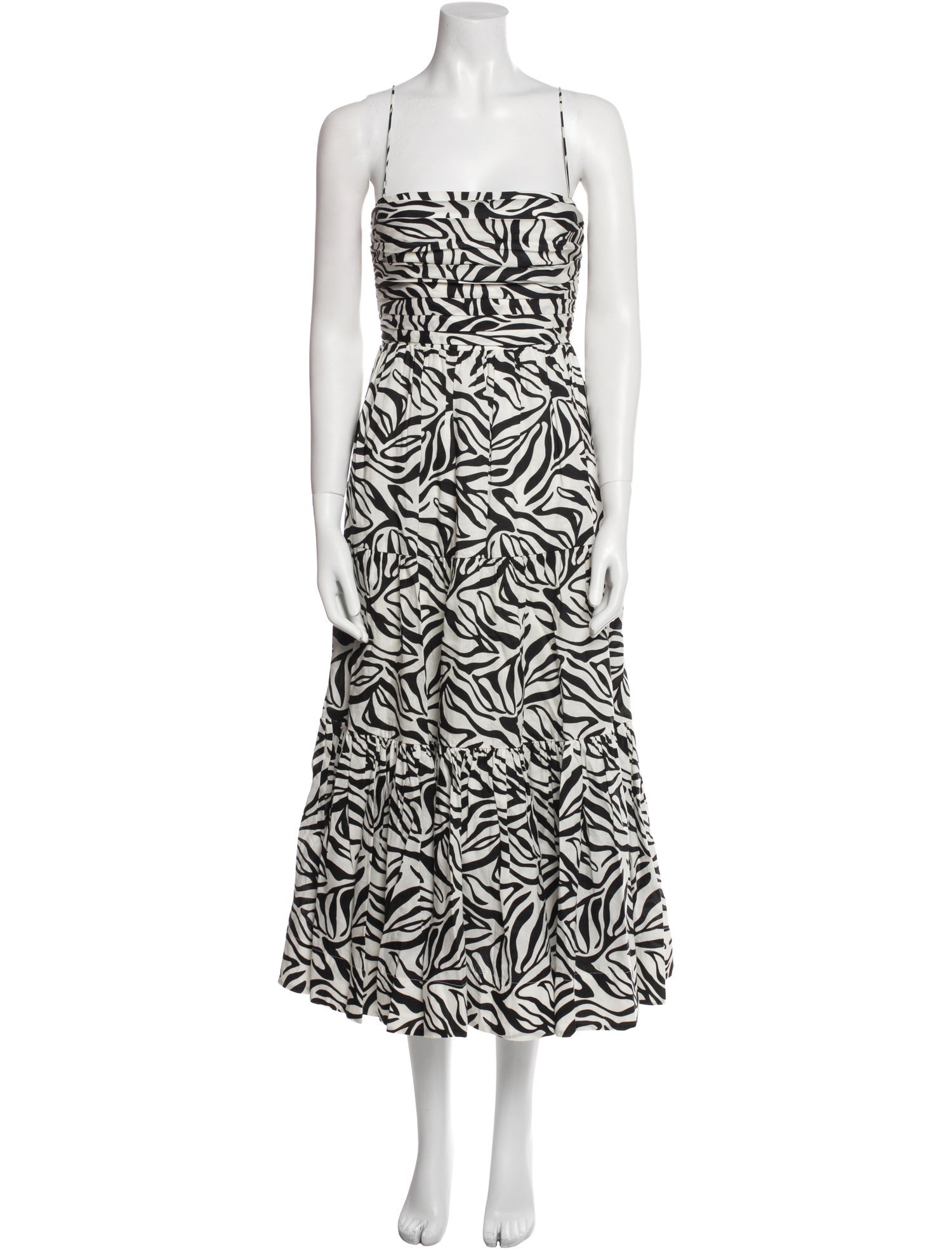 La Ligne Printed Long Dress
