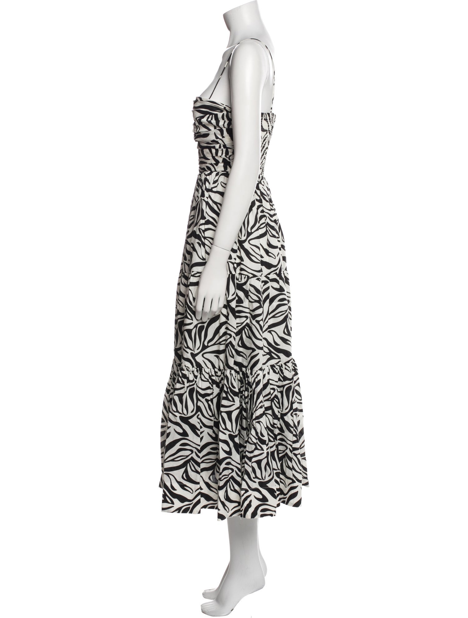 La Ligne Printed Long Dress