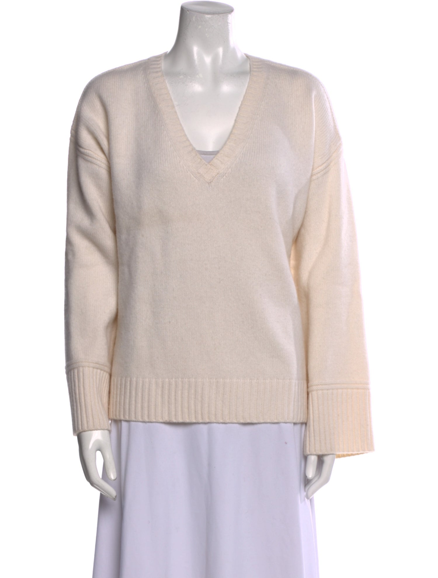 La Ligne Cashmere V-Neck Sweater