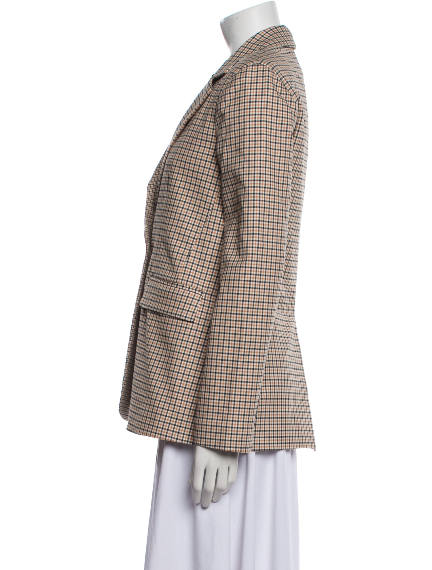 La Ligne Houndstooth Print Blazer