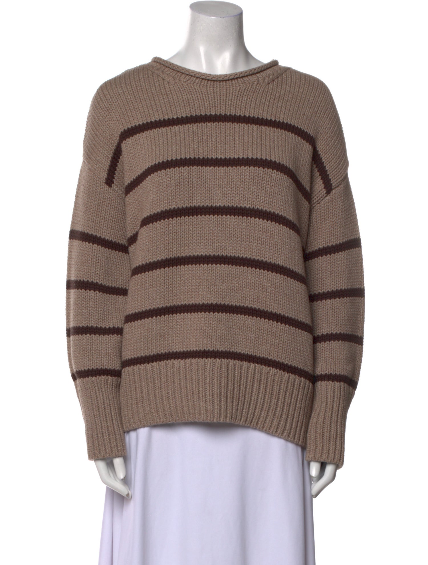 La Ligne Striped Crew Neck Sweater