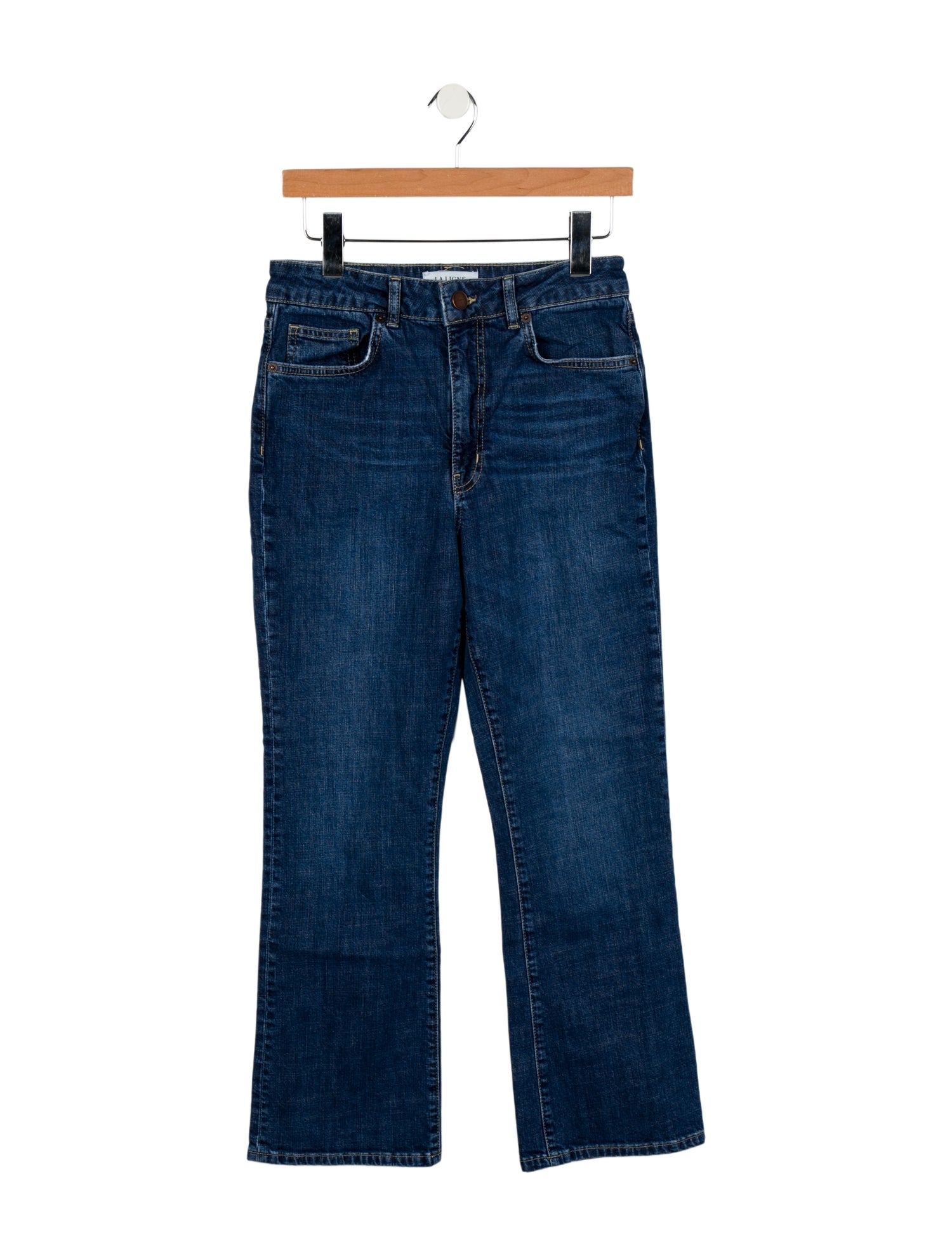 La Ligne High-Rise Straight Leg Jeans