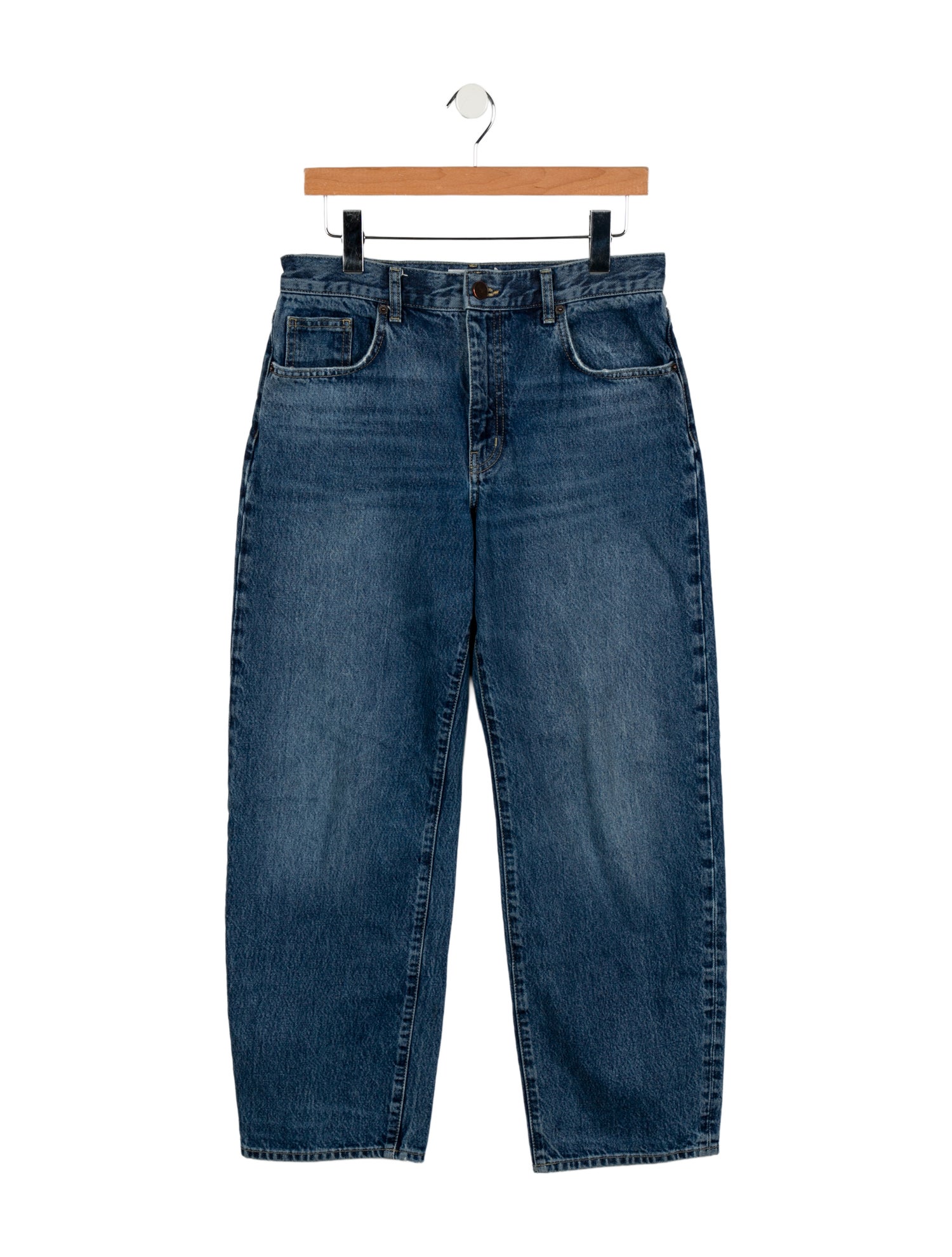 La Ligne High-Rise Straight Leg Jeans