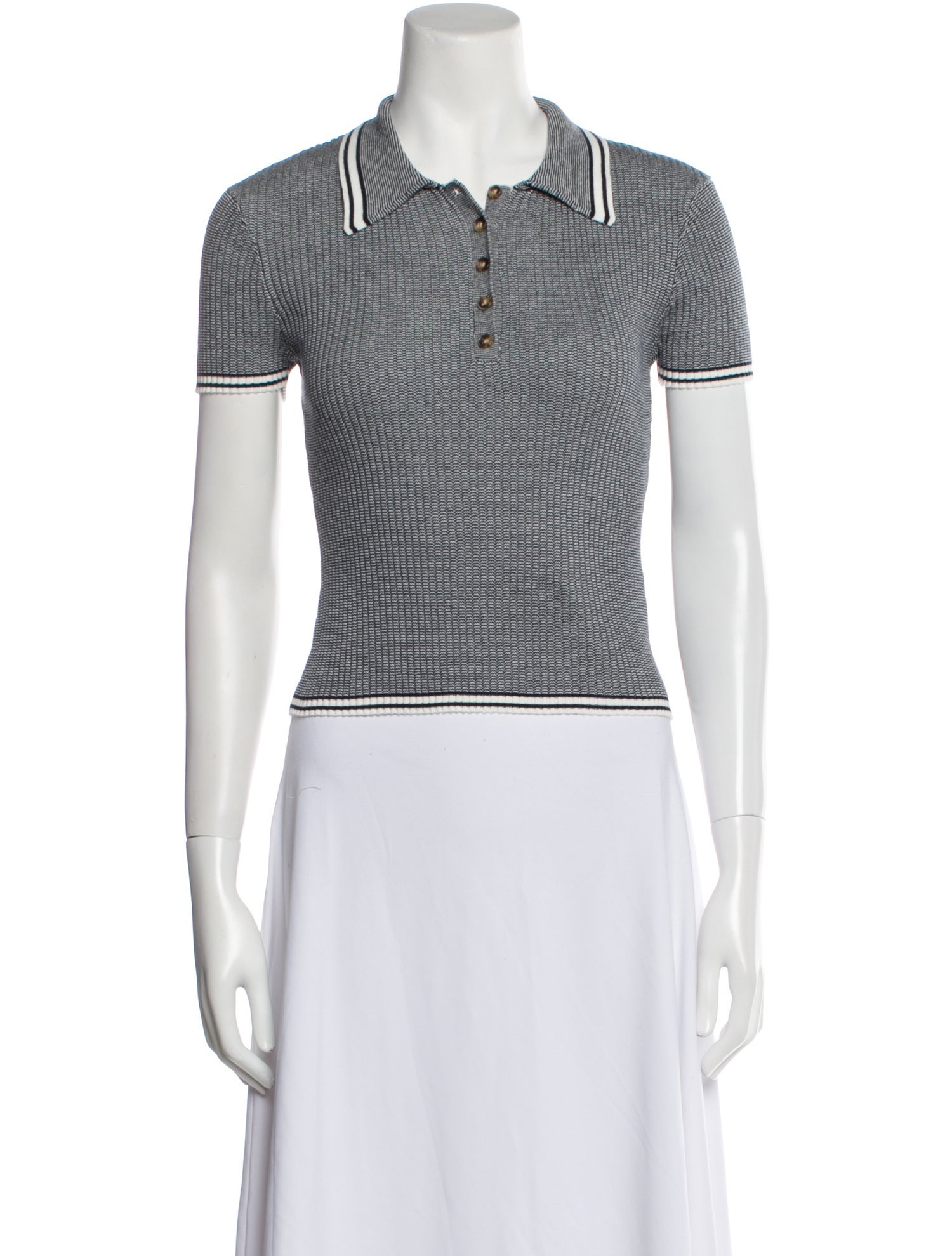 La Ligne Striped Short Sleeve Polo w/ Tags