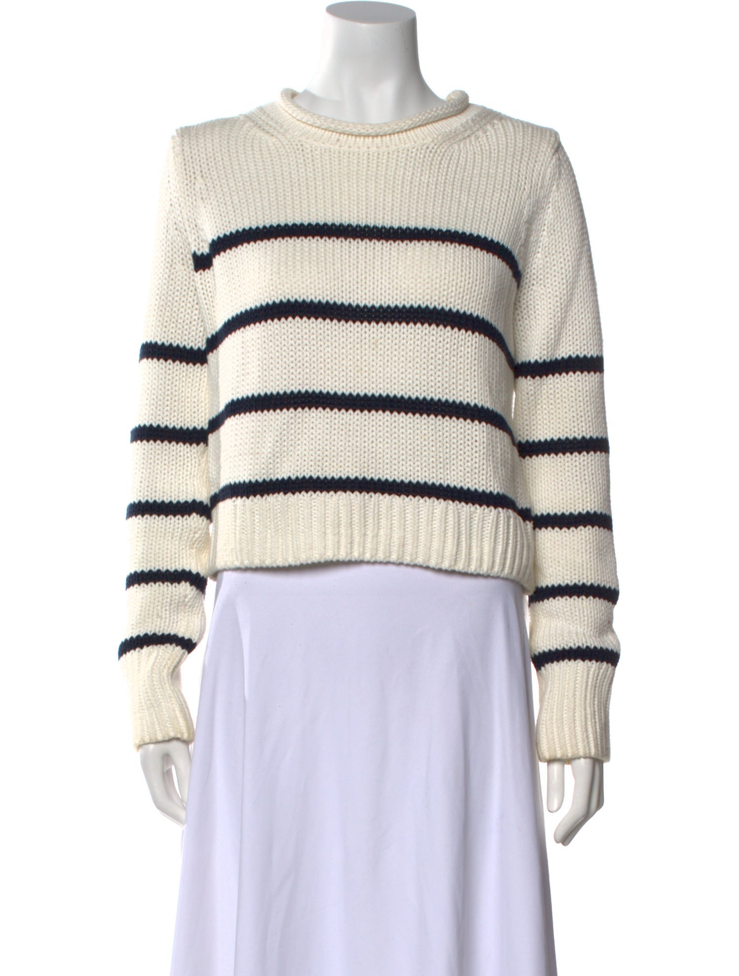 La Ligne Striped Crew Neck Sweater