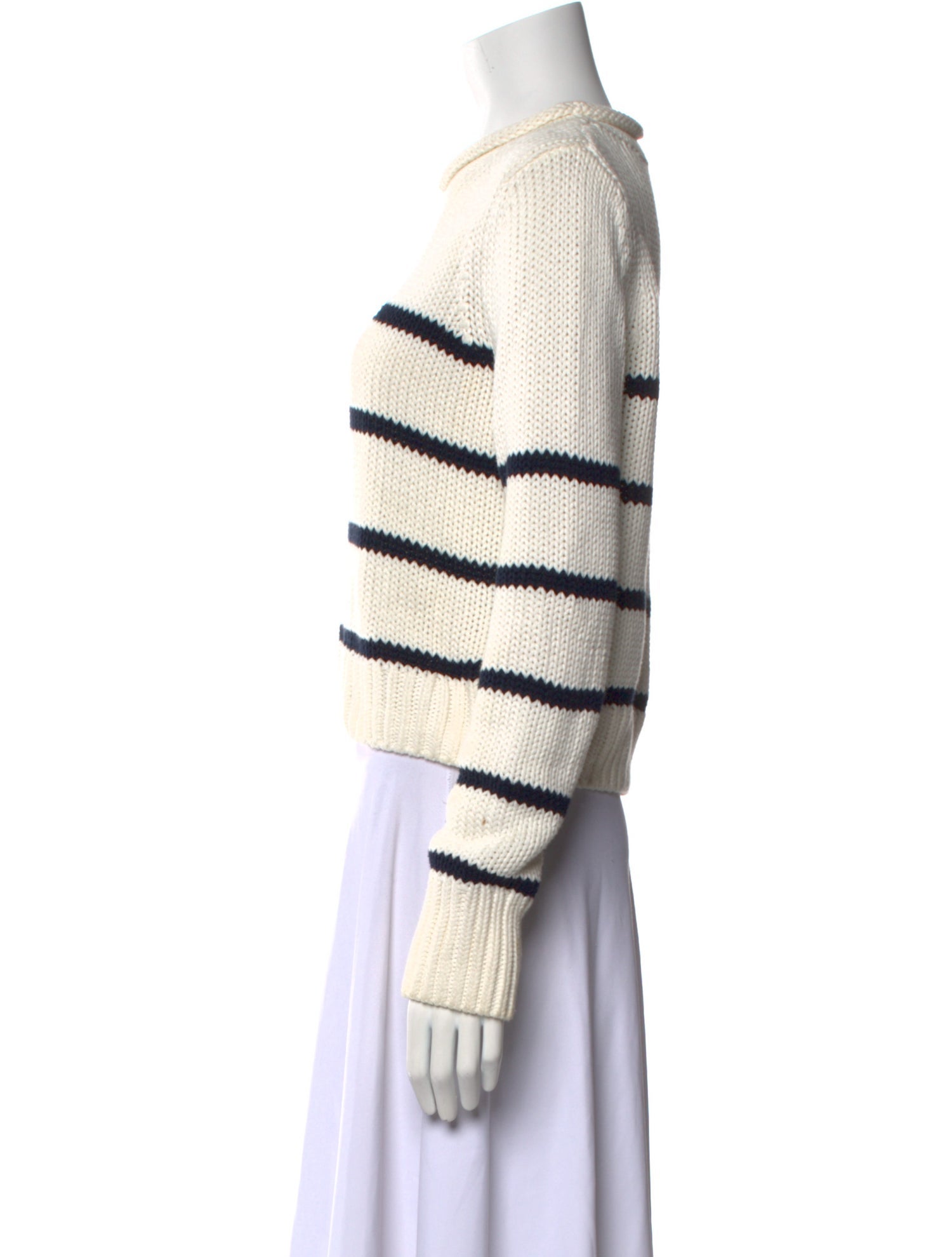 La Ligne Striped Crew Neck Sweater