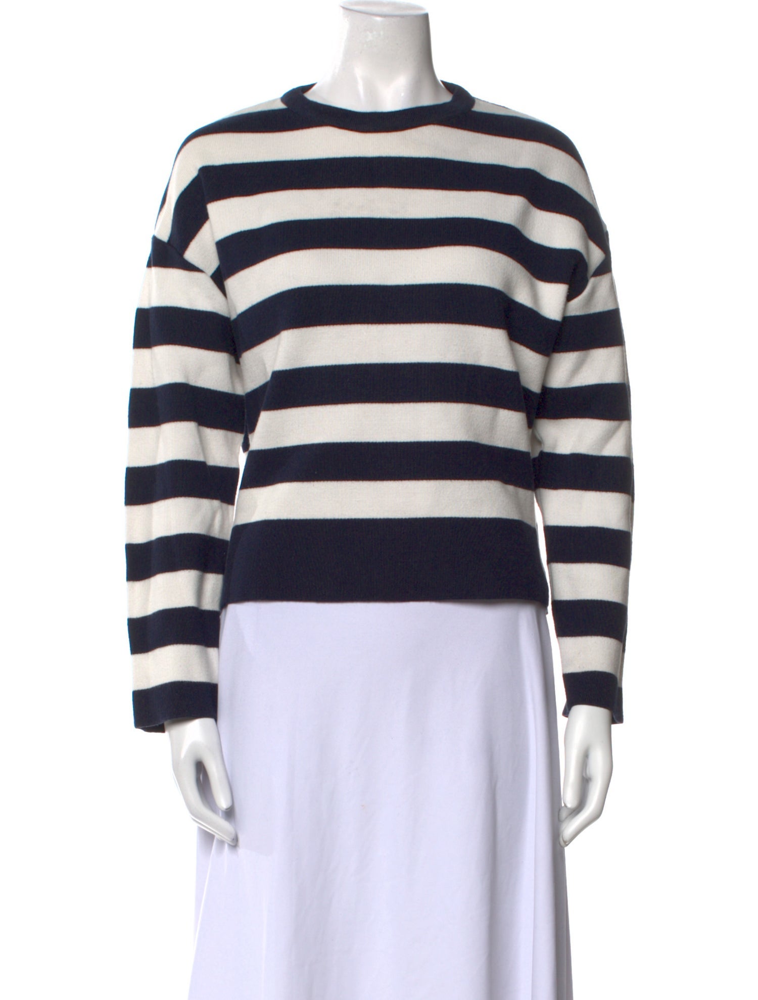 La Ligne Striped Crew Neck Sweatshirt