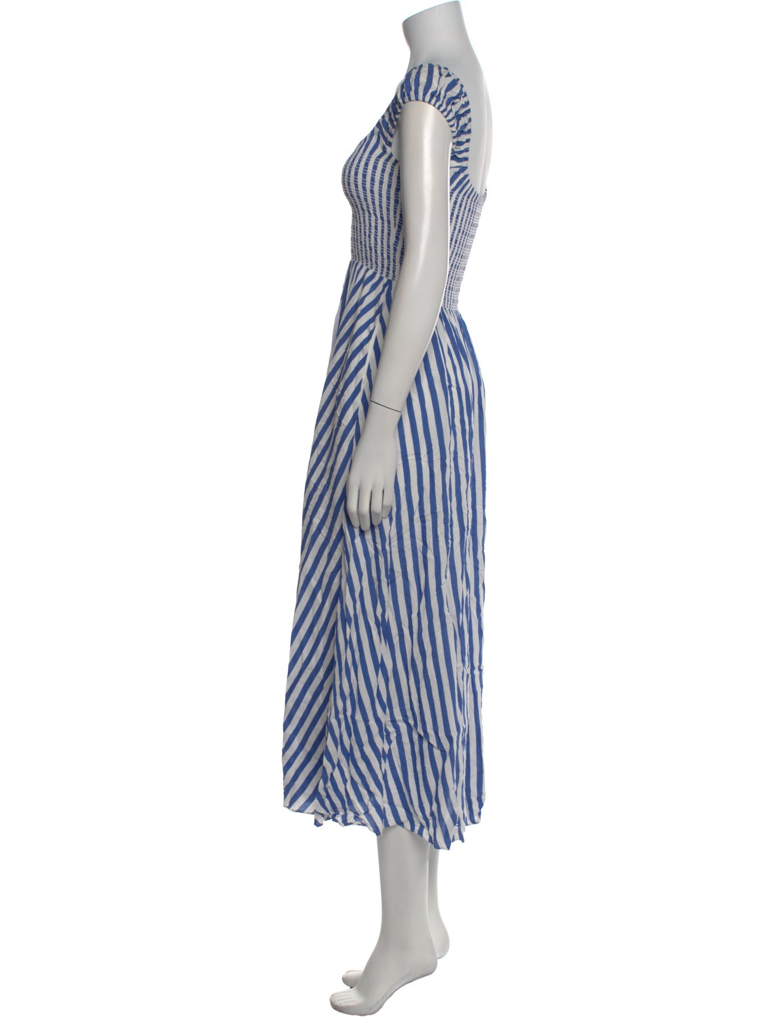 La Ligne Striped Long Dress
