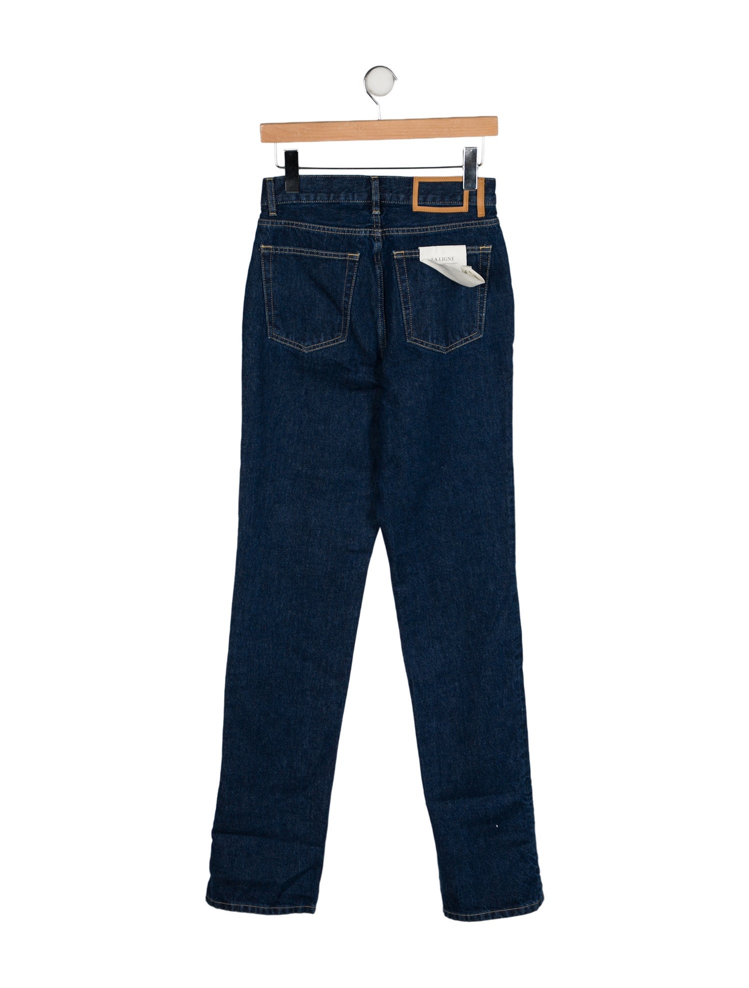 La Ligne High-Rise Straight Leg Jeans w/ Tags