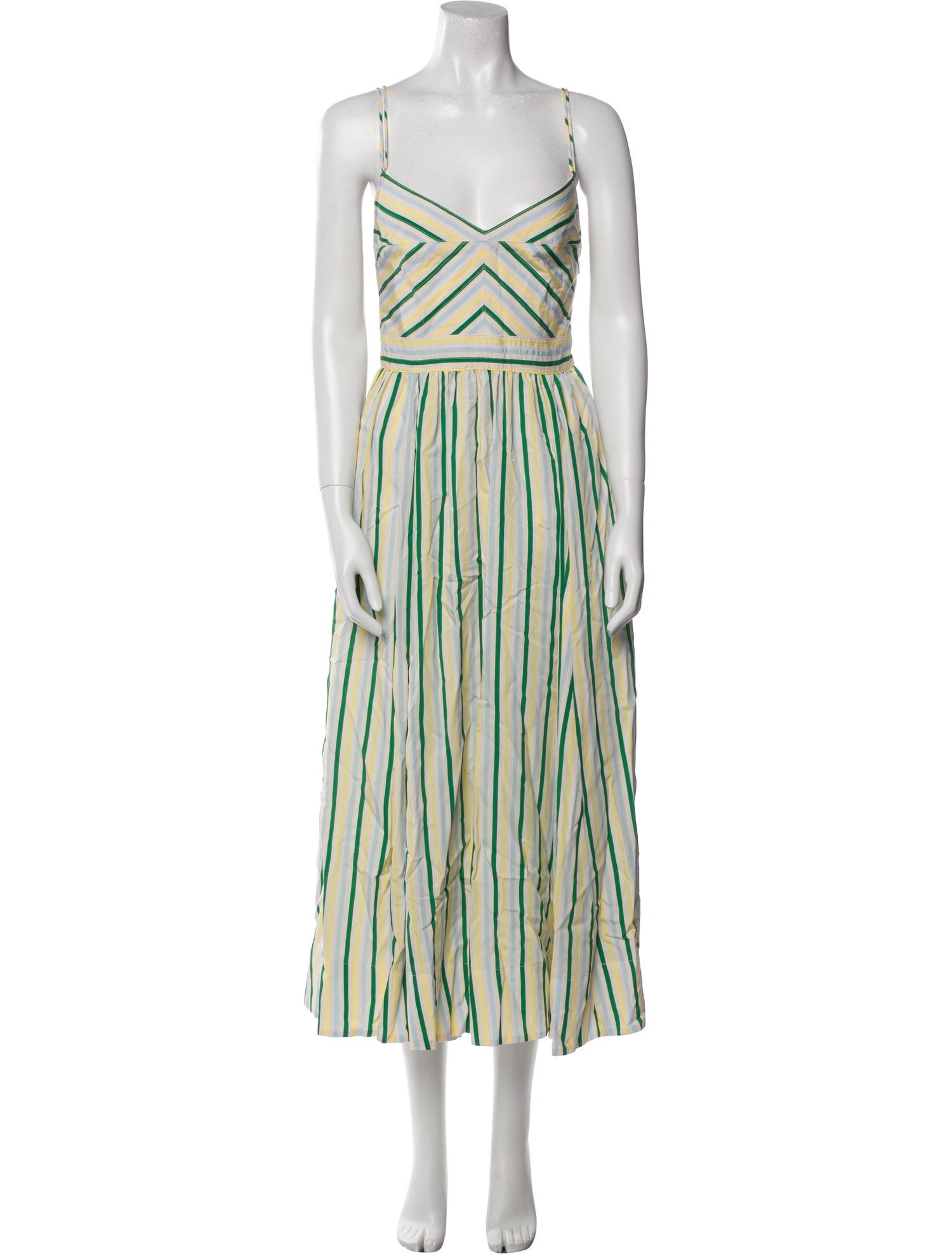 La Ligne Striped Long Dress