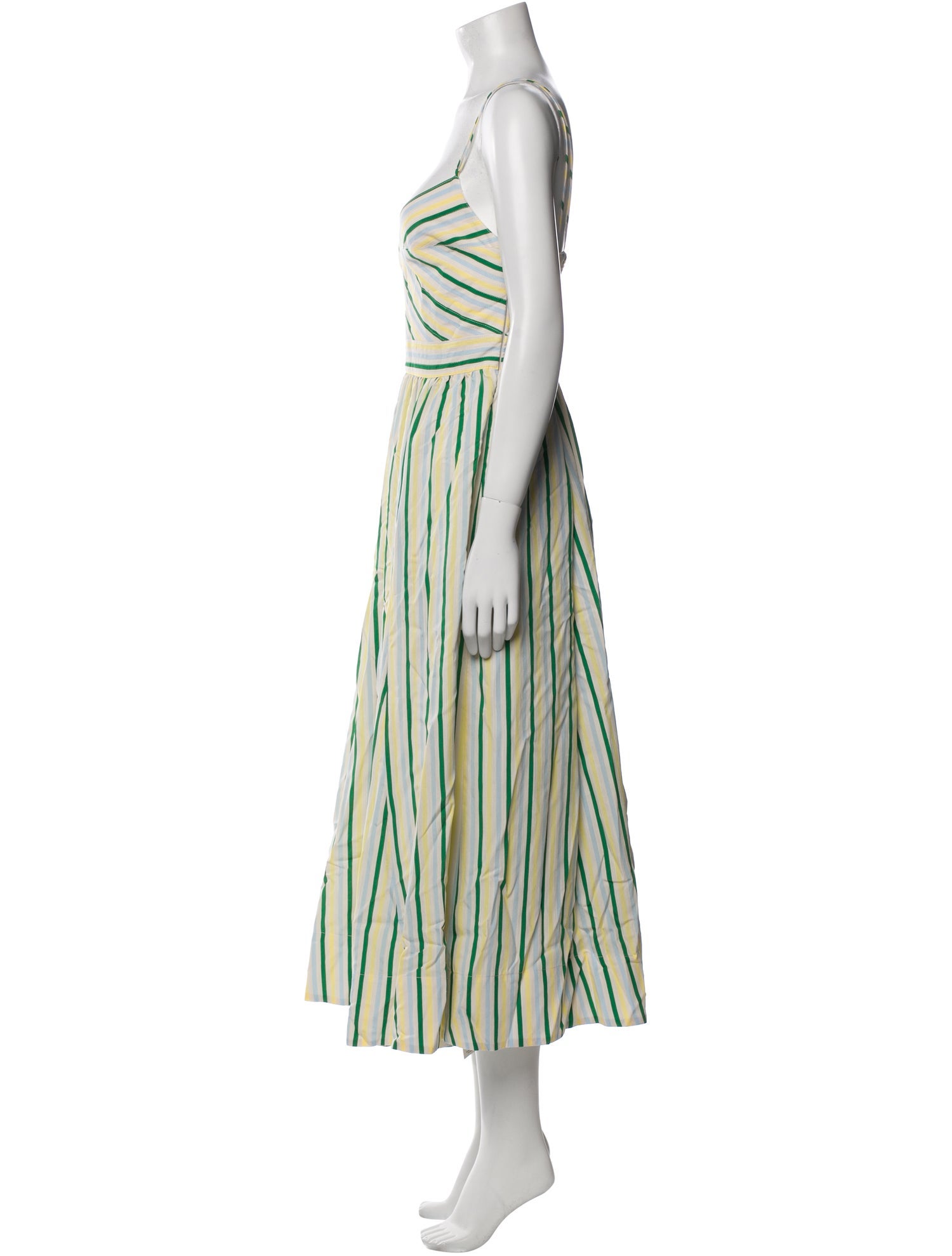 La Ligne Striped Long Dress