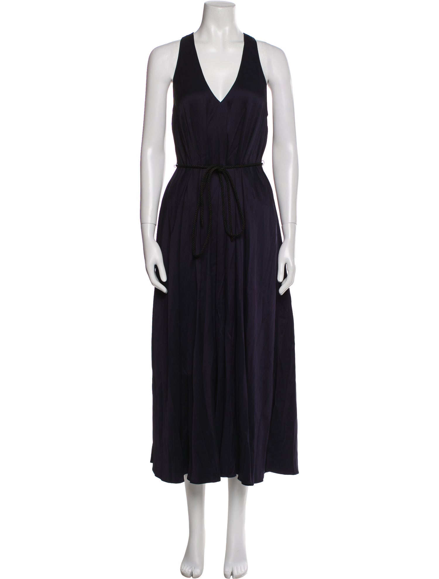 La Ligne V-Neck Long Dress