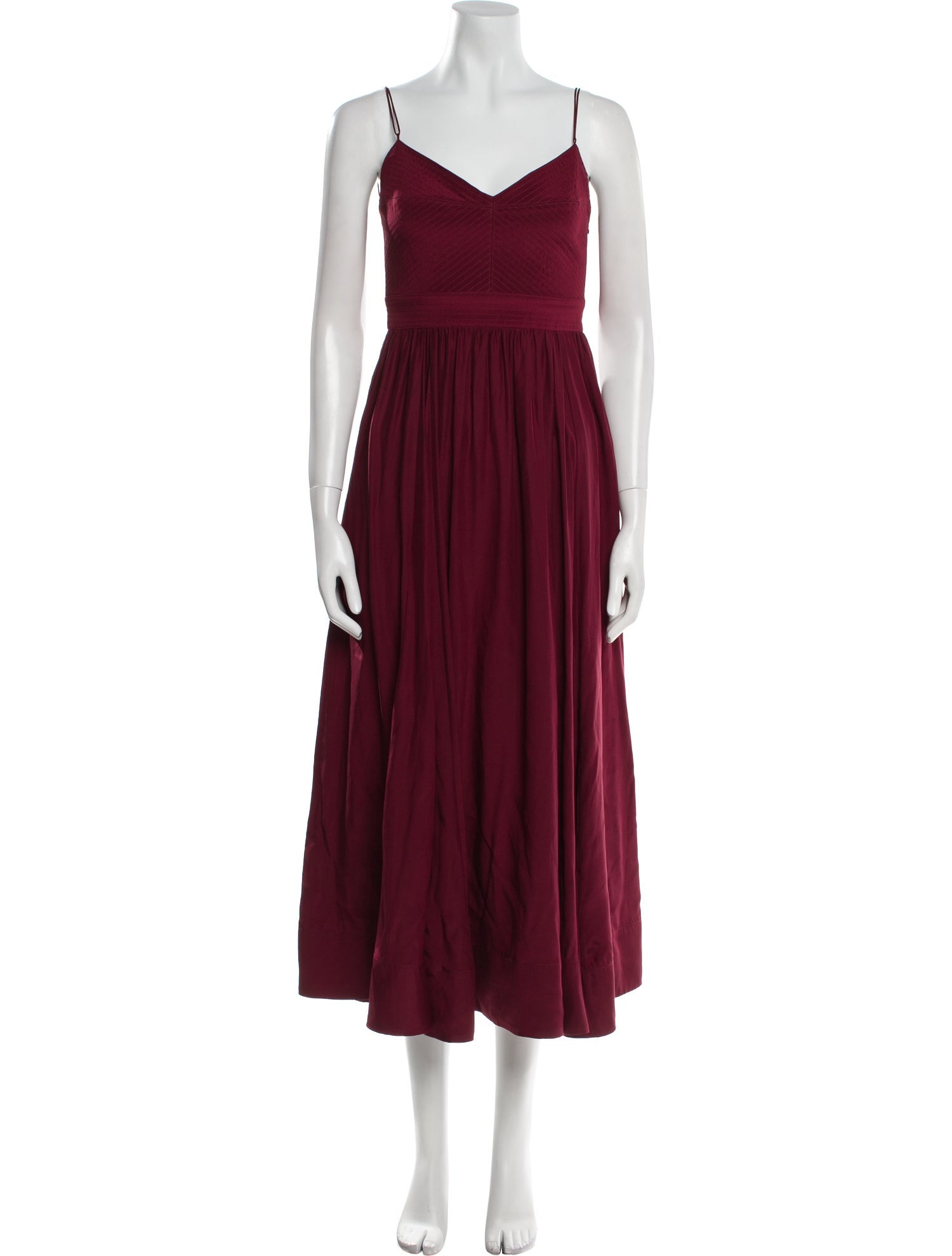 La Ligne Silk Midi Length Dress