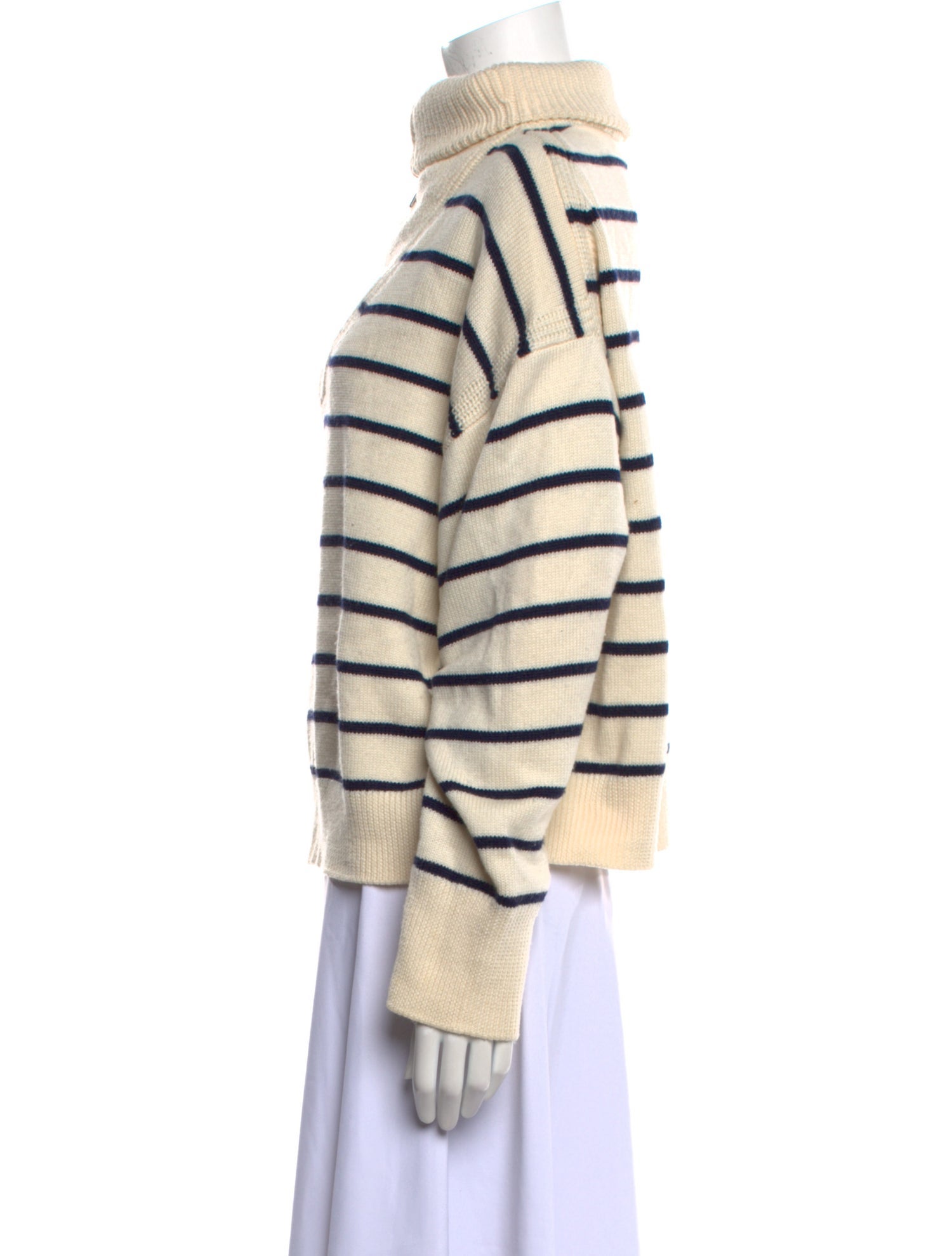 La Ligne Merino Wool Striped Sweater