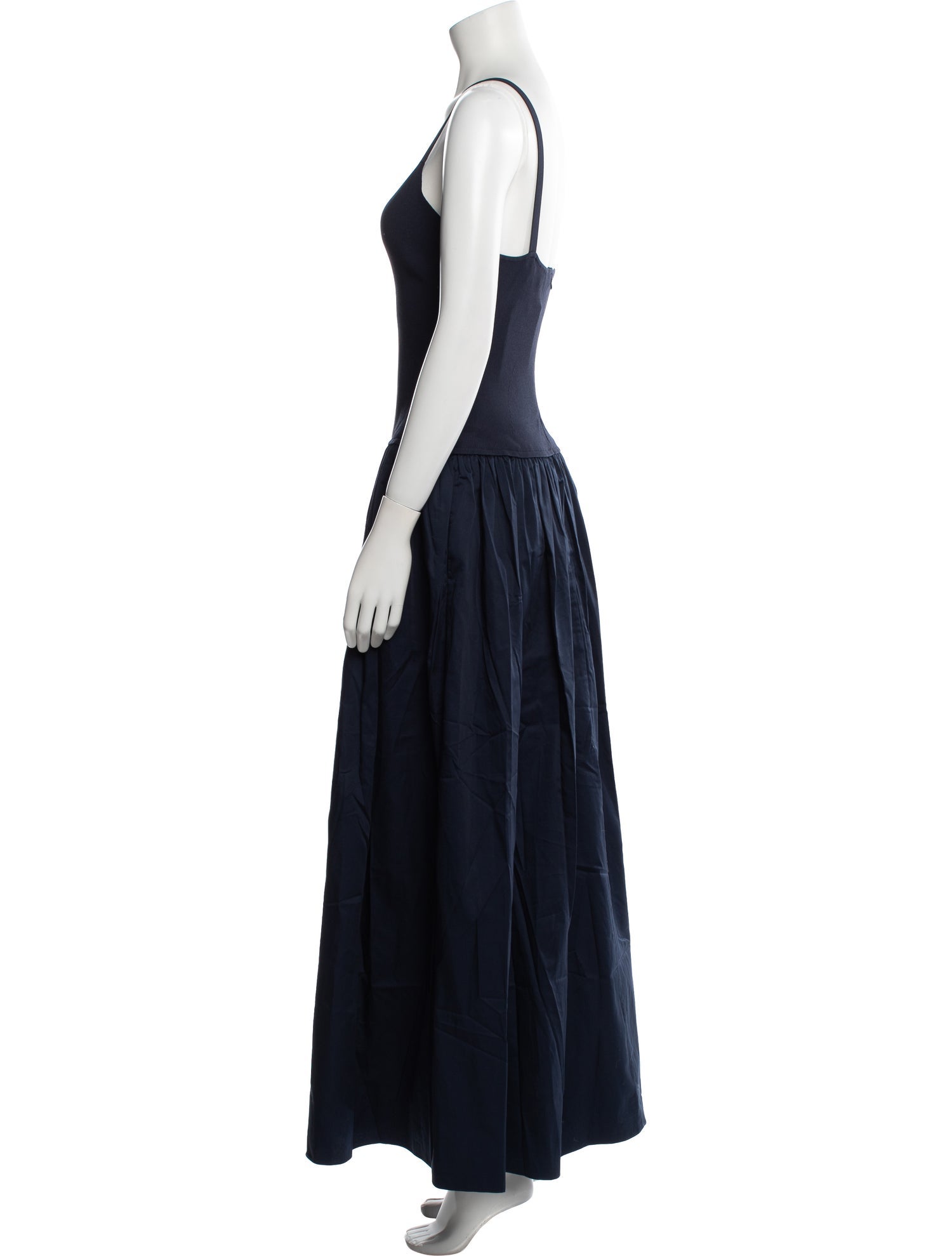 La Ligne V-Neck Long Dress