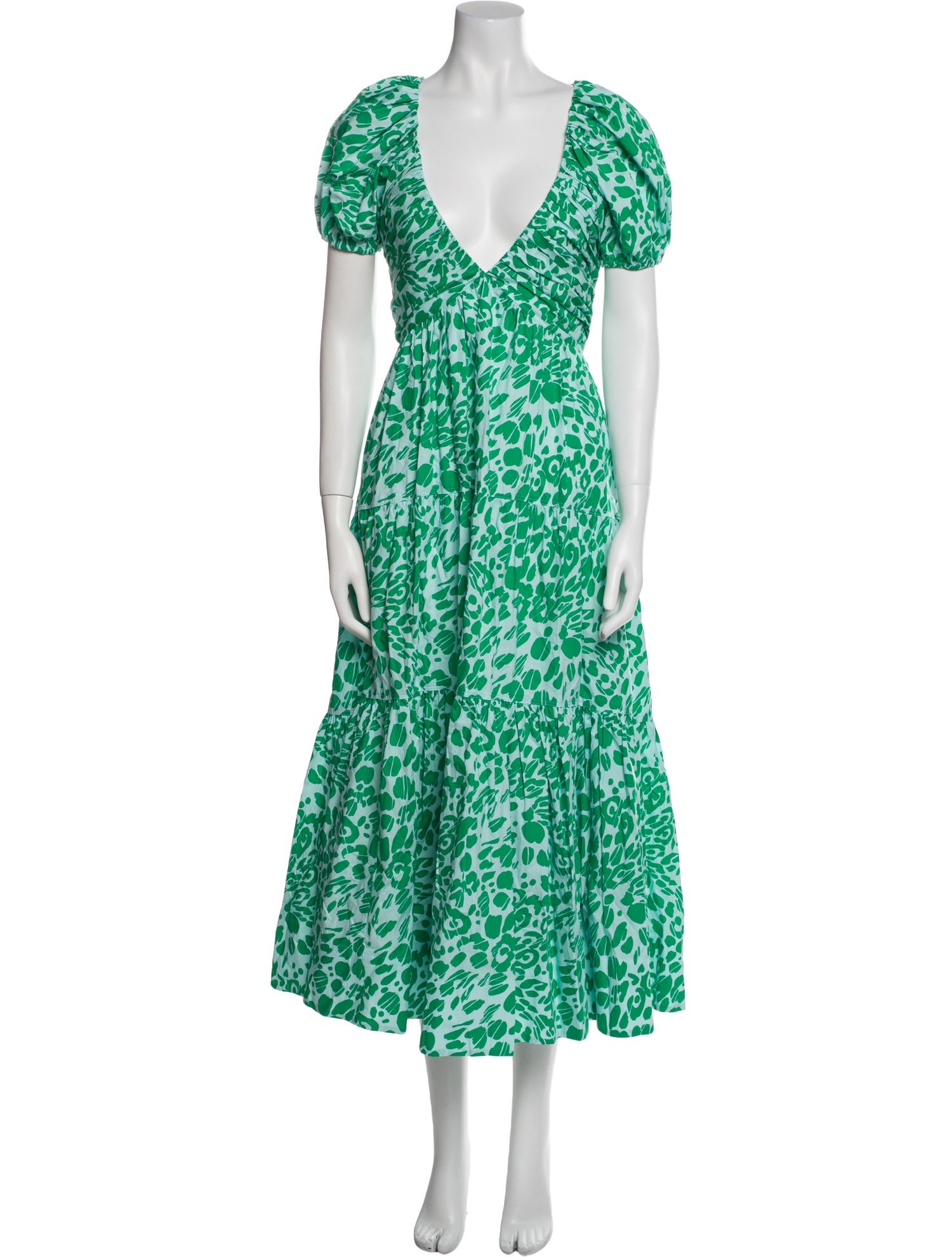 La Ligne Animal Print Long Dress