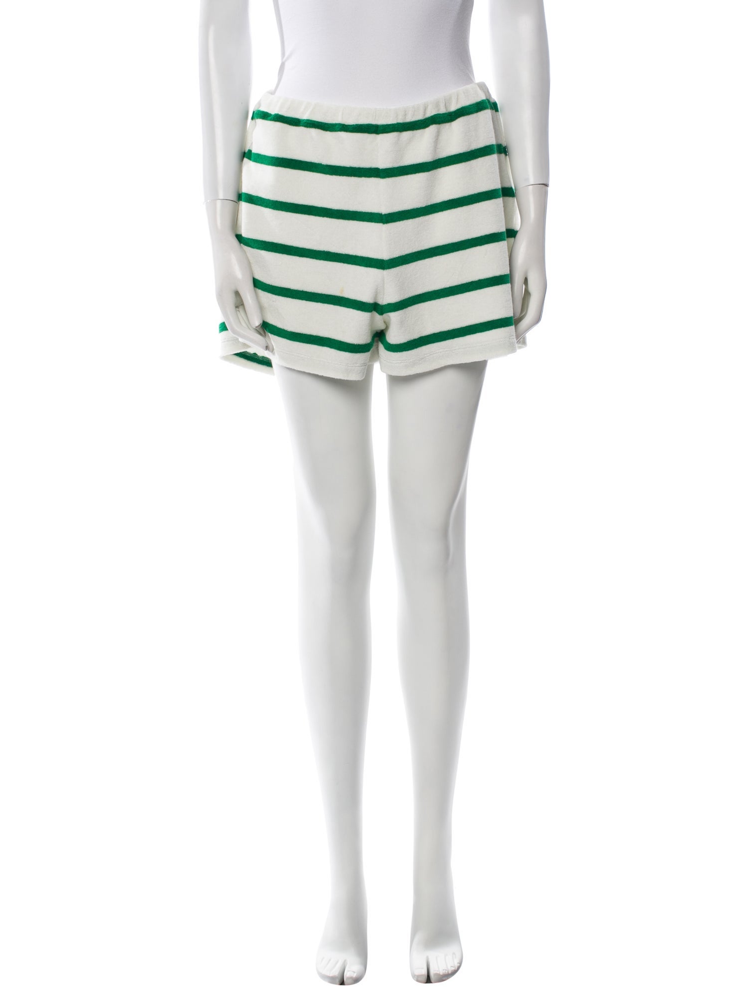 La Ligne Striped Mini Shorts